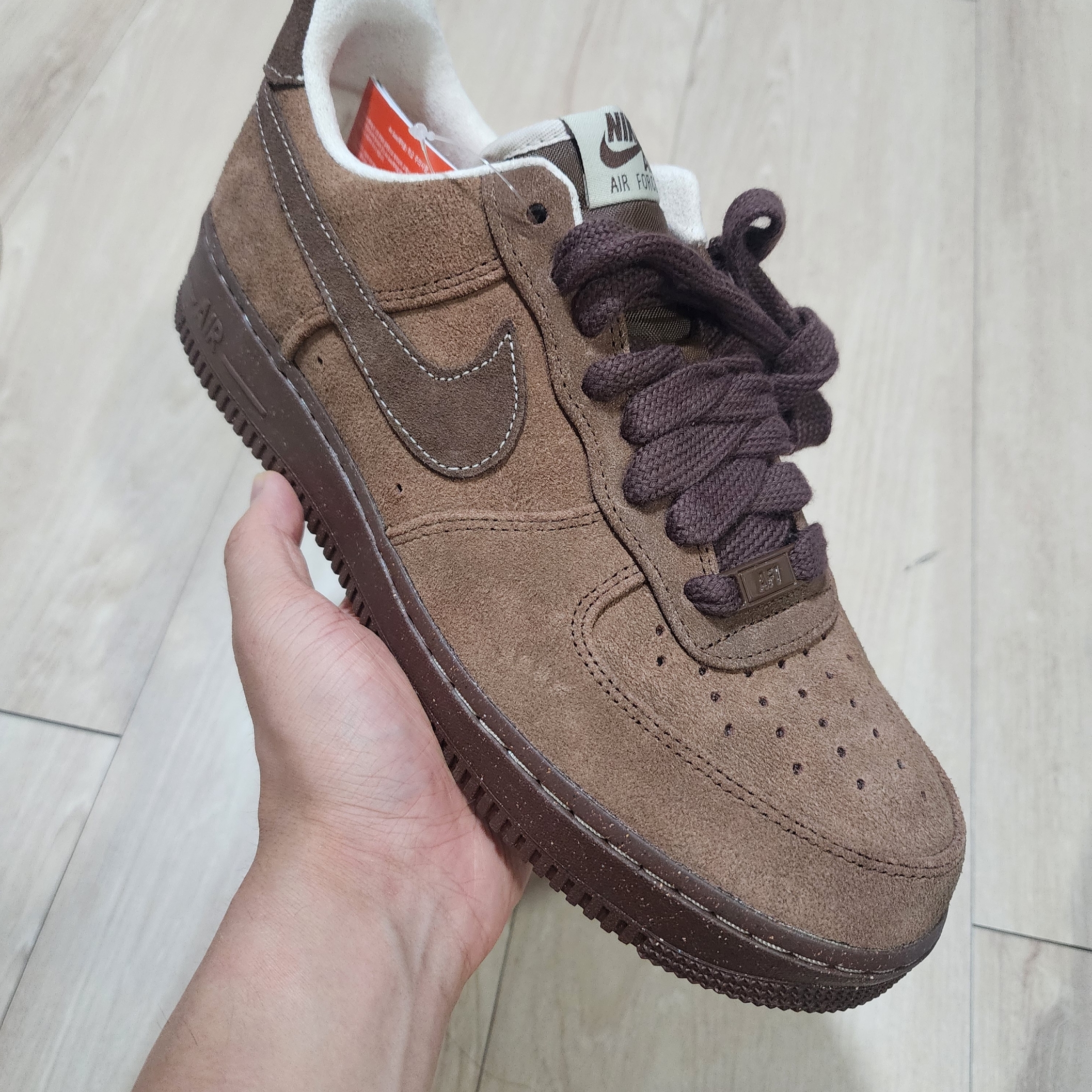 (W) Nike Air Force 1 '07 Cacao Wow 착용 스타일