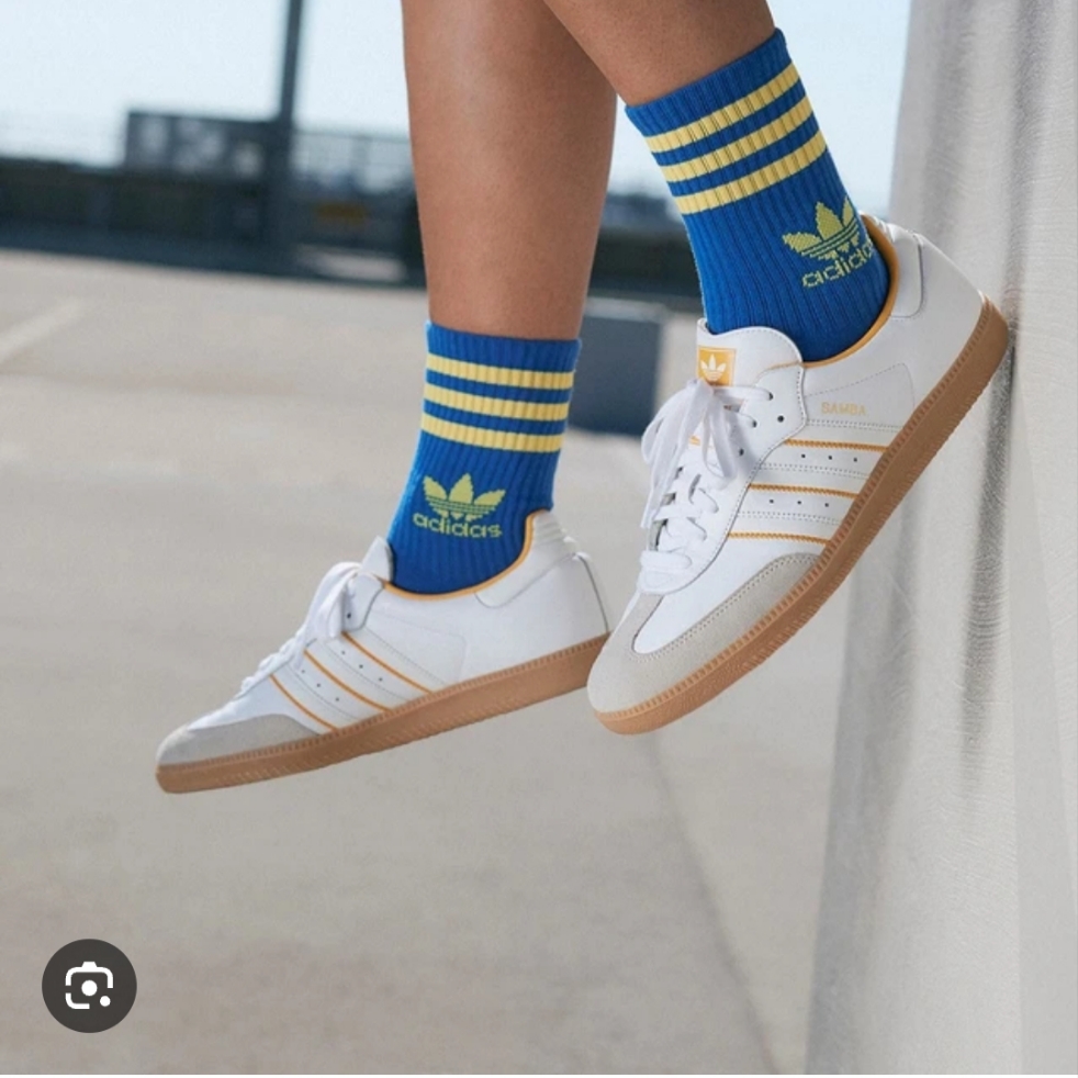 Adidas Samba OG Cloud White Crystal White 착용 스타일