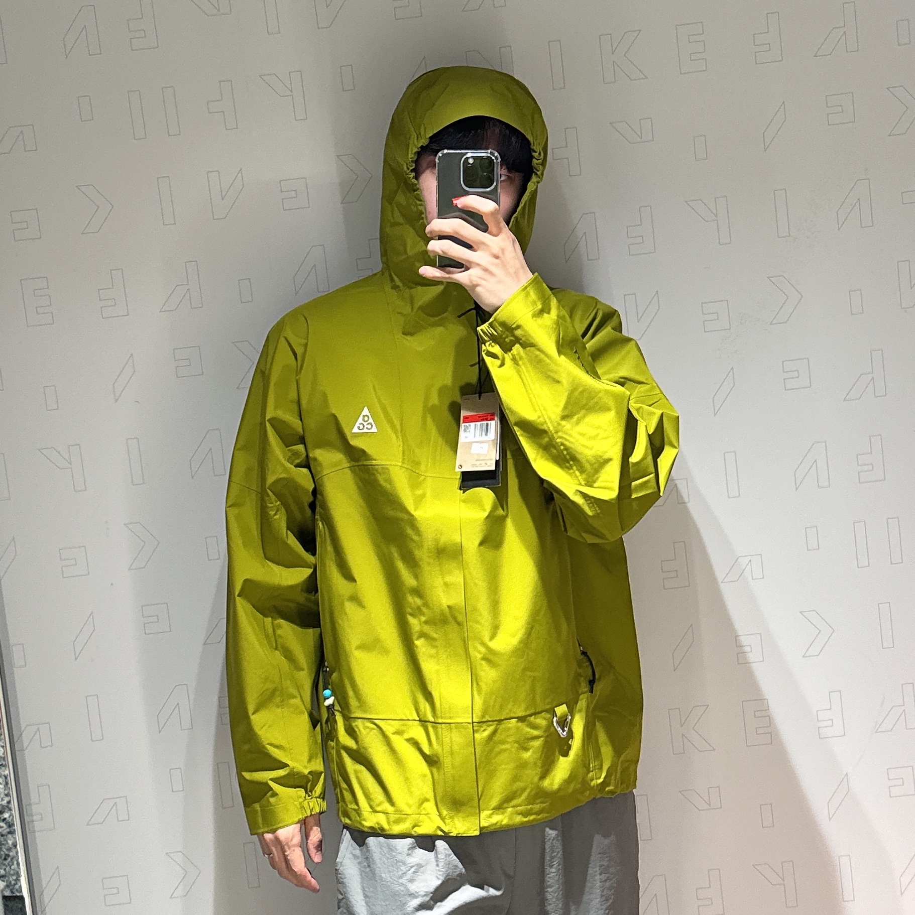 Nike ACG Storm-Fit ADV Cascade Rains Full Zip Jacket Moss - Asia 착용 스타일