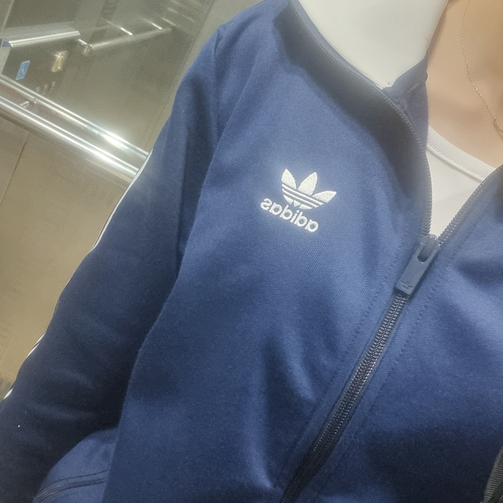 Adidas Adicolor Classic Beckenbauer Track Top Night Indigo - KR Sizing 착용 스타일