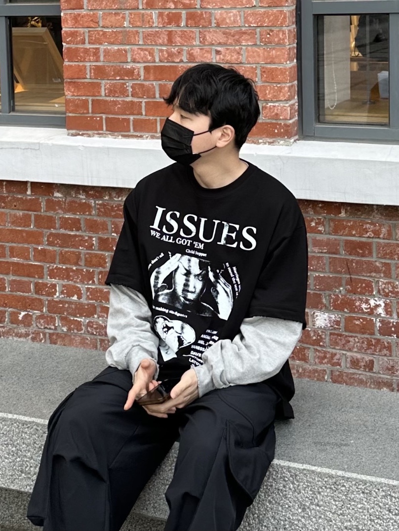 Maison Mihara Yasuhiro Blakey OG Sole Canvas Low-top Sneakers Black White, Maison Mihara Yasuhiro Blakey OG Sole Leather Low-top Sneakers Black 착용 스타일 - 3