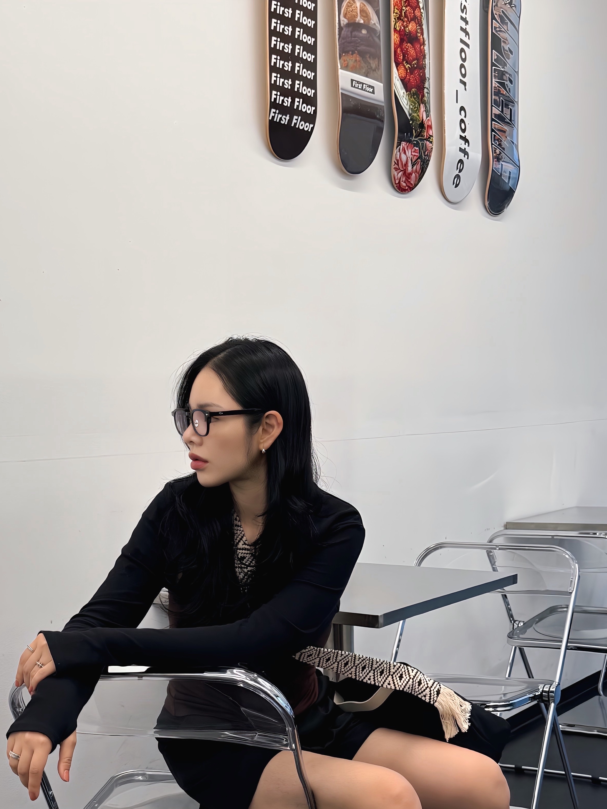 Dr. Martens Jadon III Boots Black, Dr. Martens Women Jadon Boot Smooth Leather Platforms Black 착용 스타일 - 3