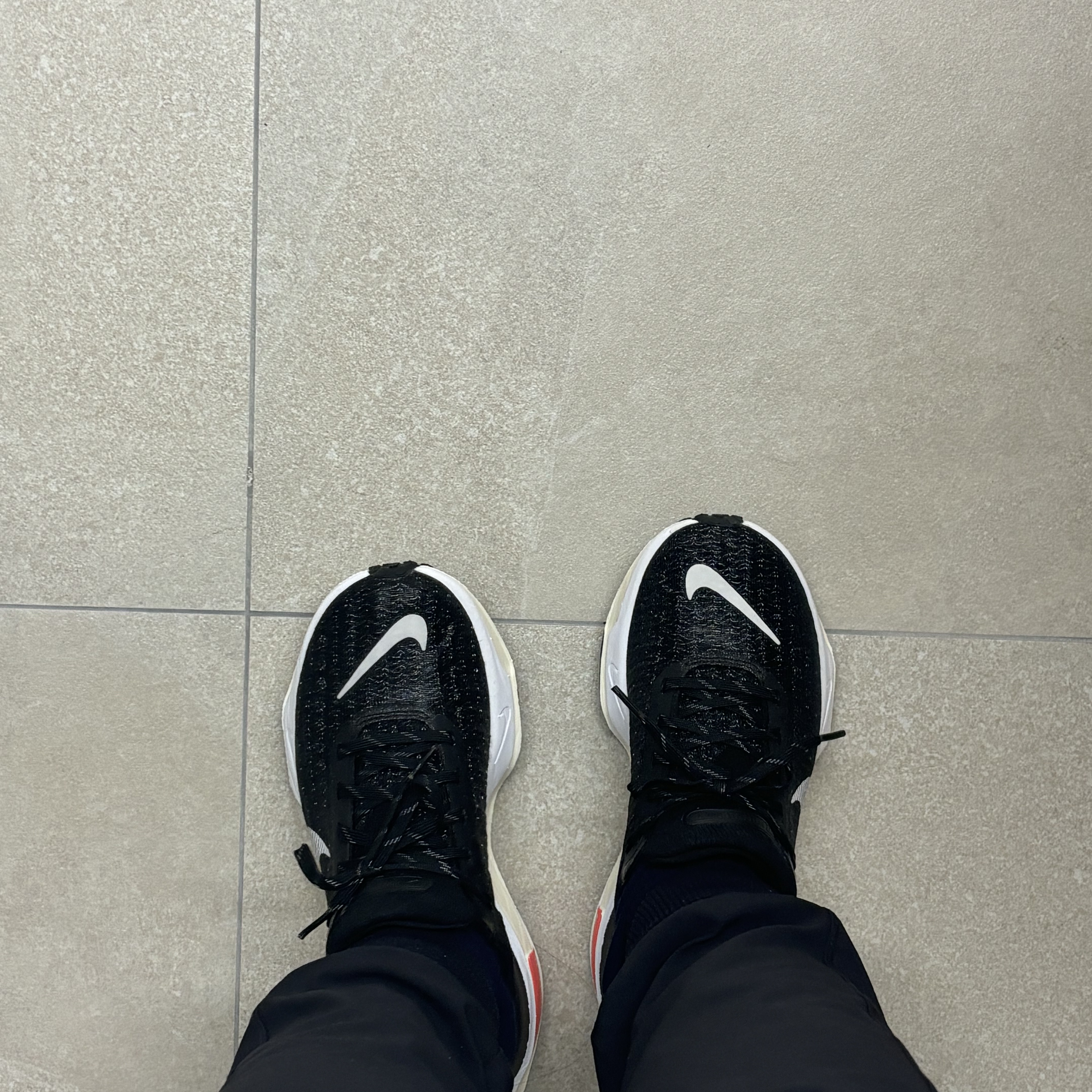 (W) Nike ZoomX Invincible Run Flyknit 3 Black White 착용 스타일