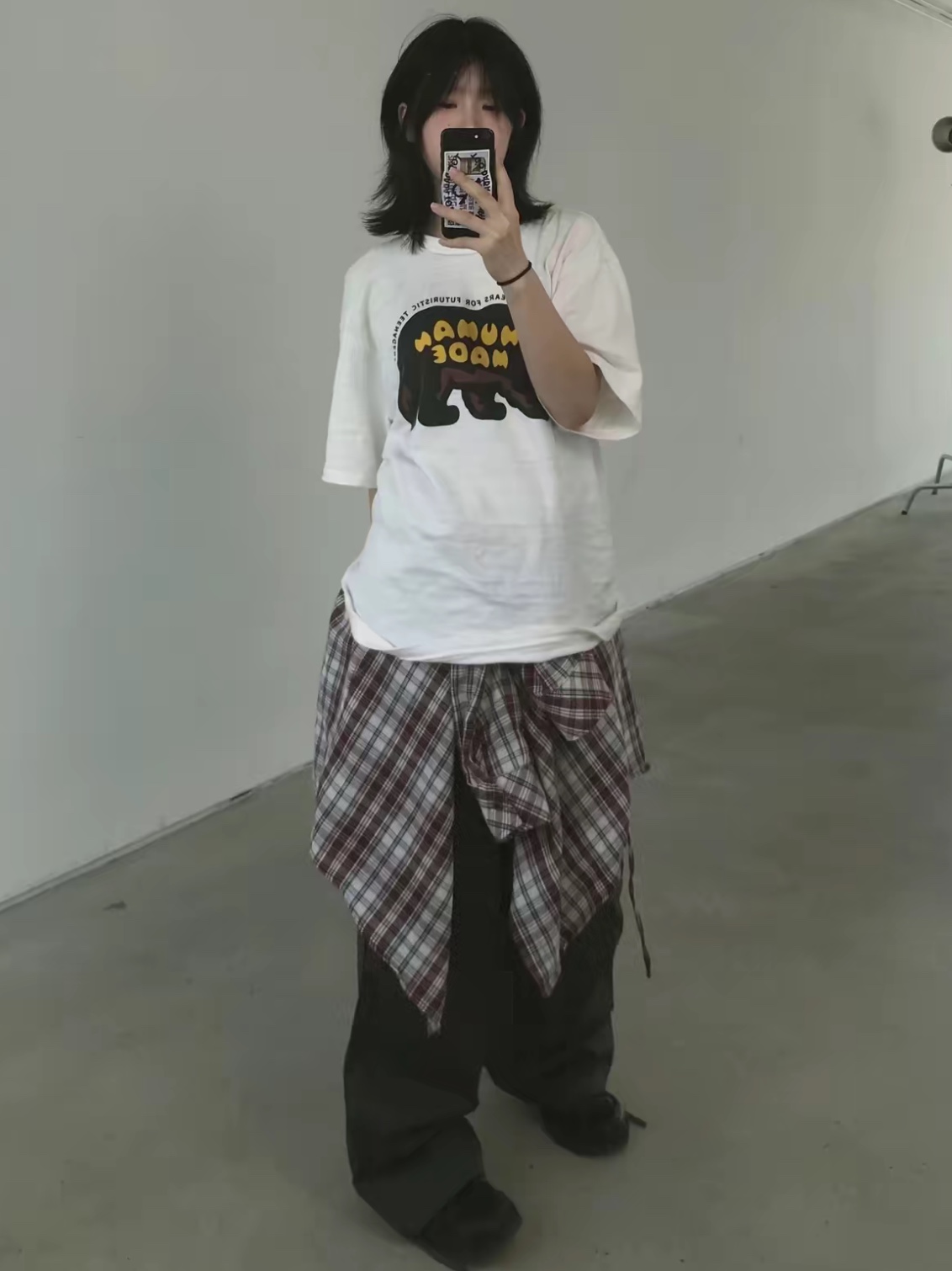 Human Made Graphic T-Shirt #10 White 착용 스타일