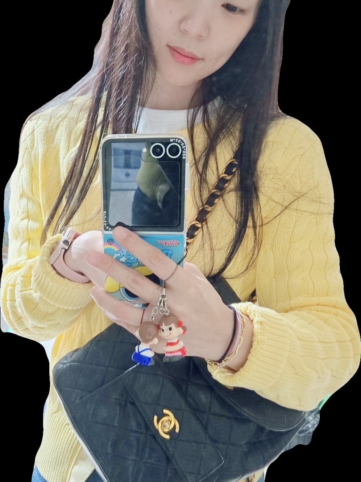 Chanel Small Backpack Calfskin & Gold Black, [30%적립] Polo Ralph Lauren Women Cable Knit Cotton Crewneck Cardigan Green 착용 스타일