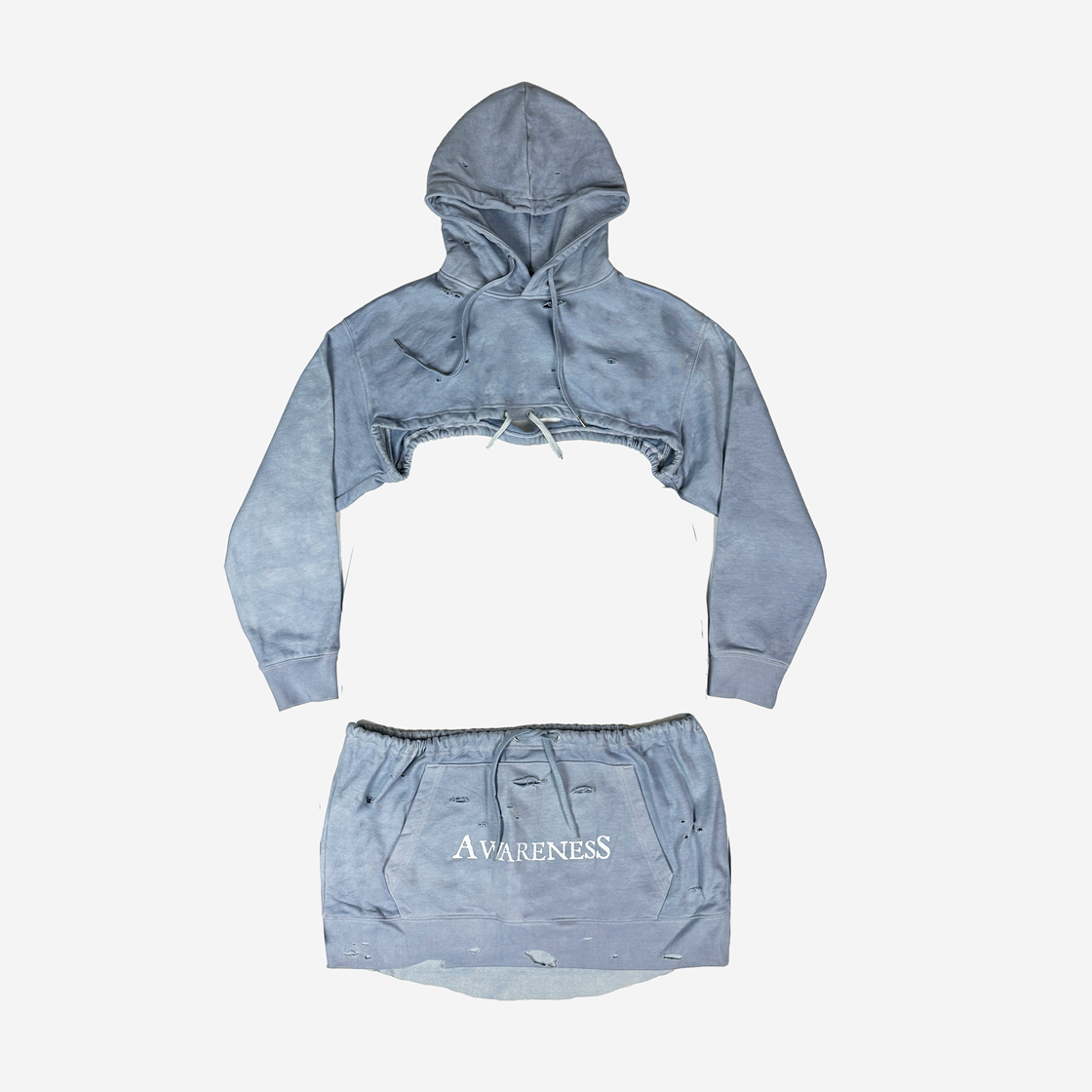 레저렉션13 디테쳐블 빈티지 후드 빈티지 인디고