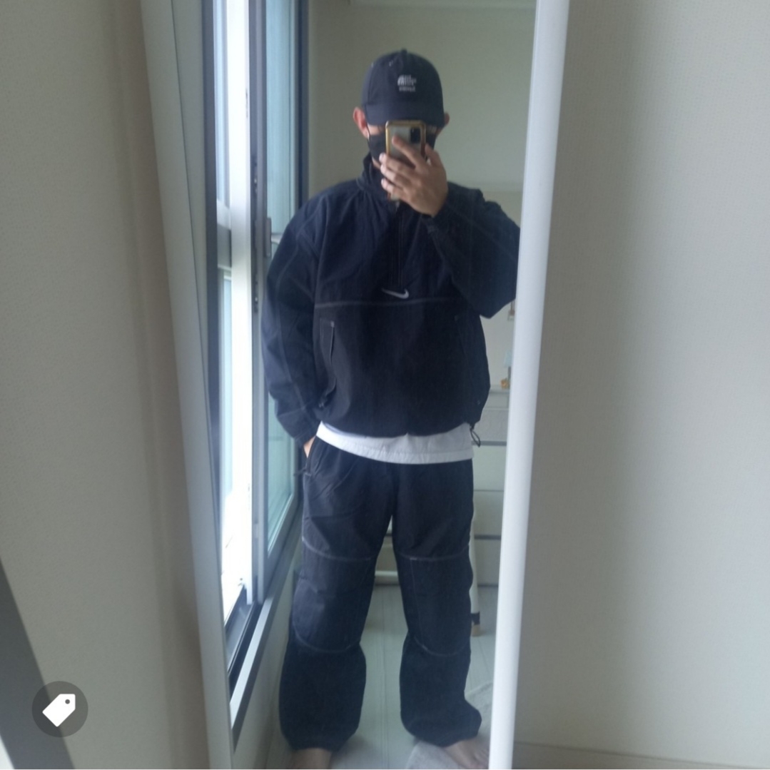 Palace x Stella Artois Light Court Jacket Black - 24SS, Supreme x Nike Denim Short Black - 24SS 착용 스타일 - 8