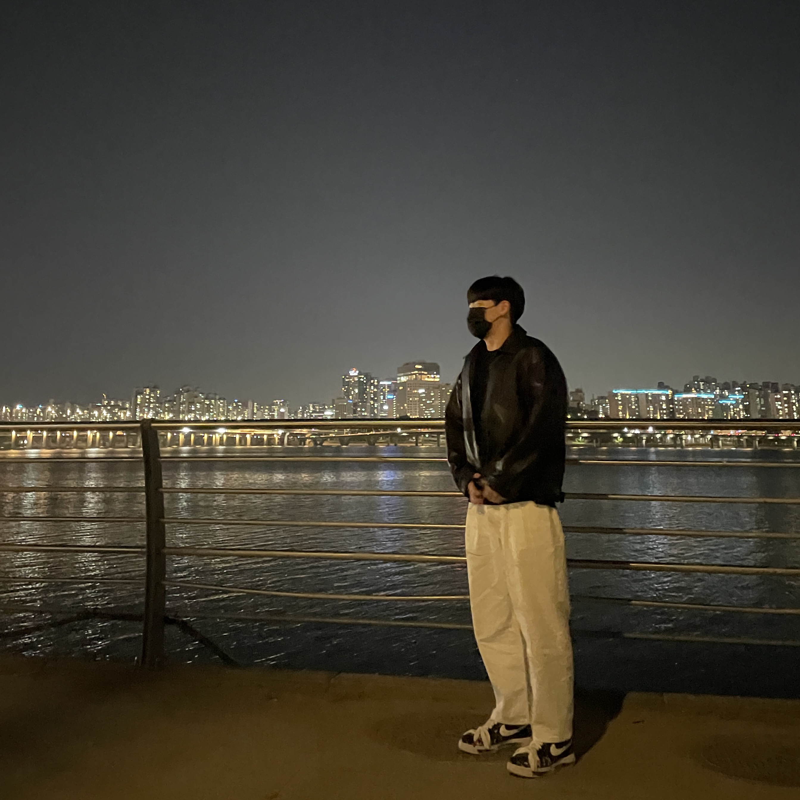 Nike x Peaceminusone Air Force 1 Low Para-Noise 착용 스타일