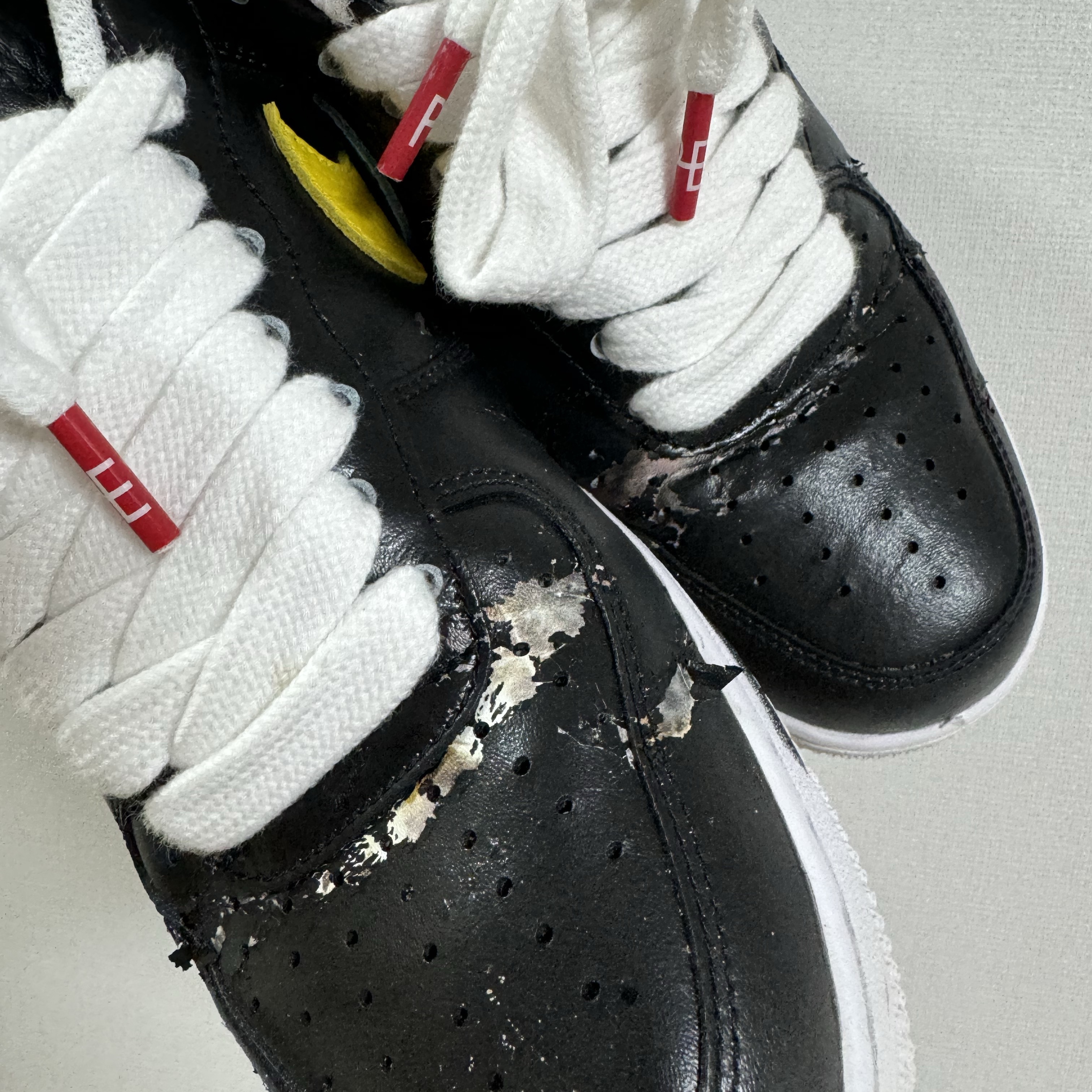 Nike x Peaceminusone Air Force 1 Low Para-Noise 3.0 Black and Multicolor 착용 스타일 - 1