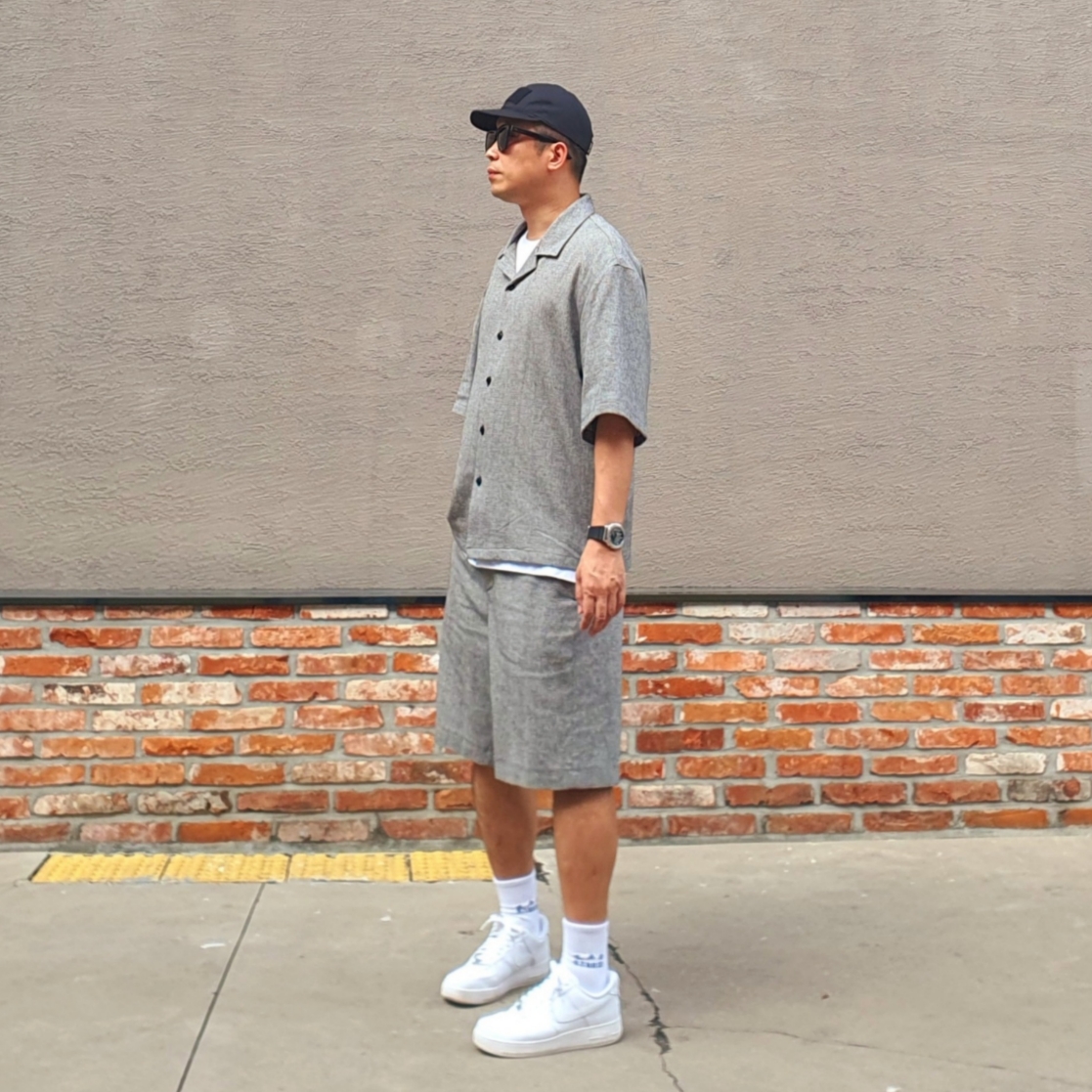 Nike Air Force 1 '07 Low White, IAB Studio Socks White (5 Pack) 착용 스타일 - 3