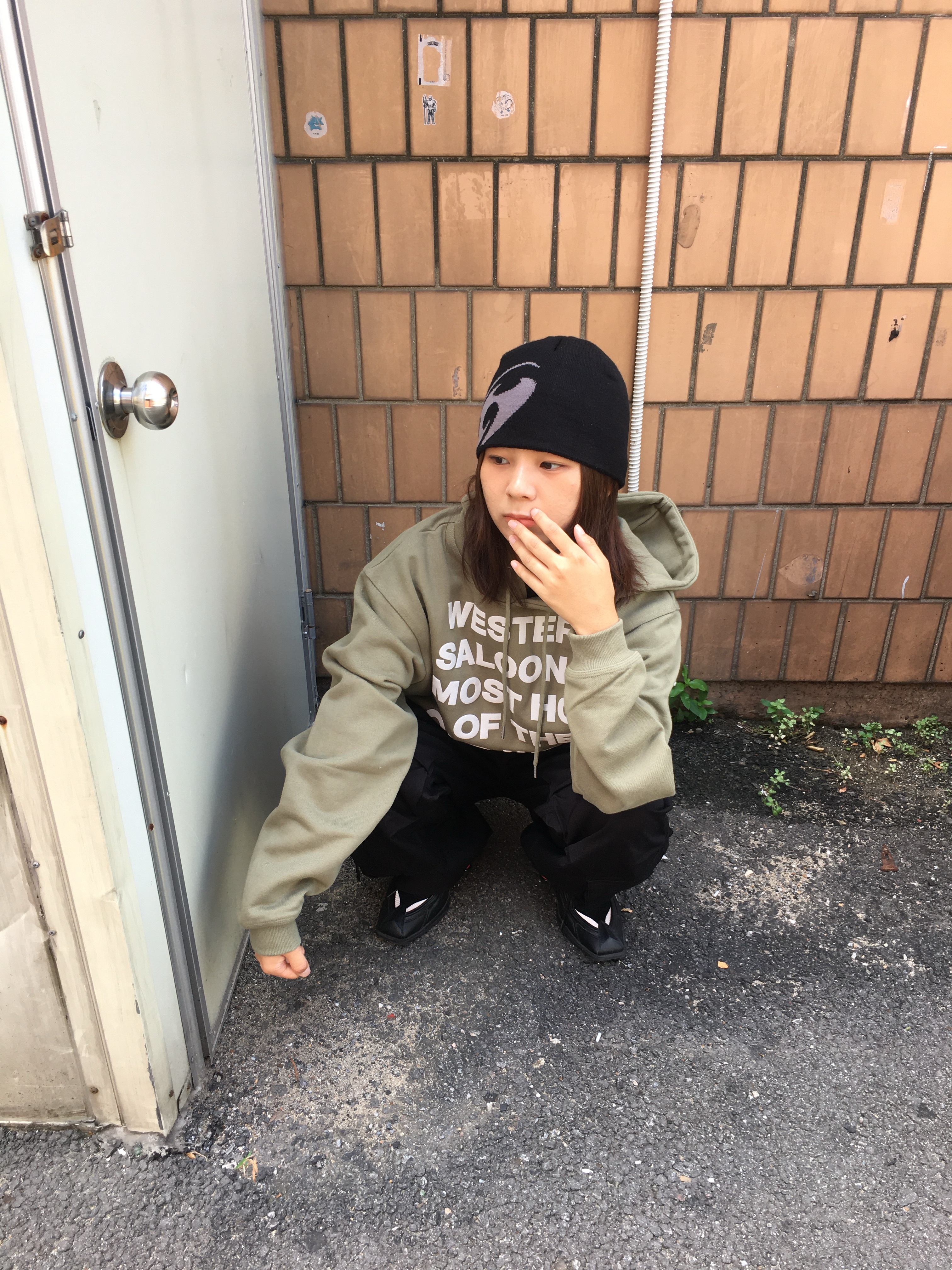 Sansan Gear Logo Beanie Black - 22FW, Nike x Martine Rose Shox MR4 Black 착용 스타일