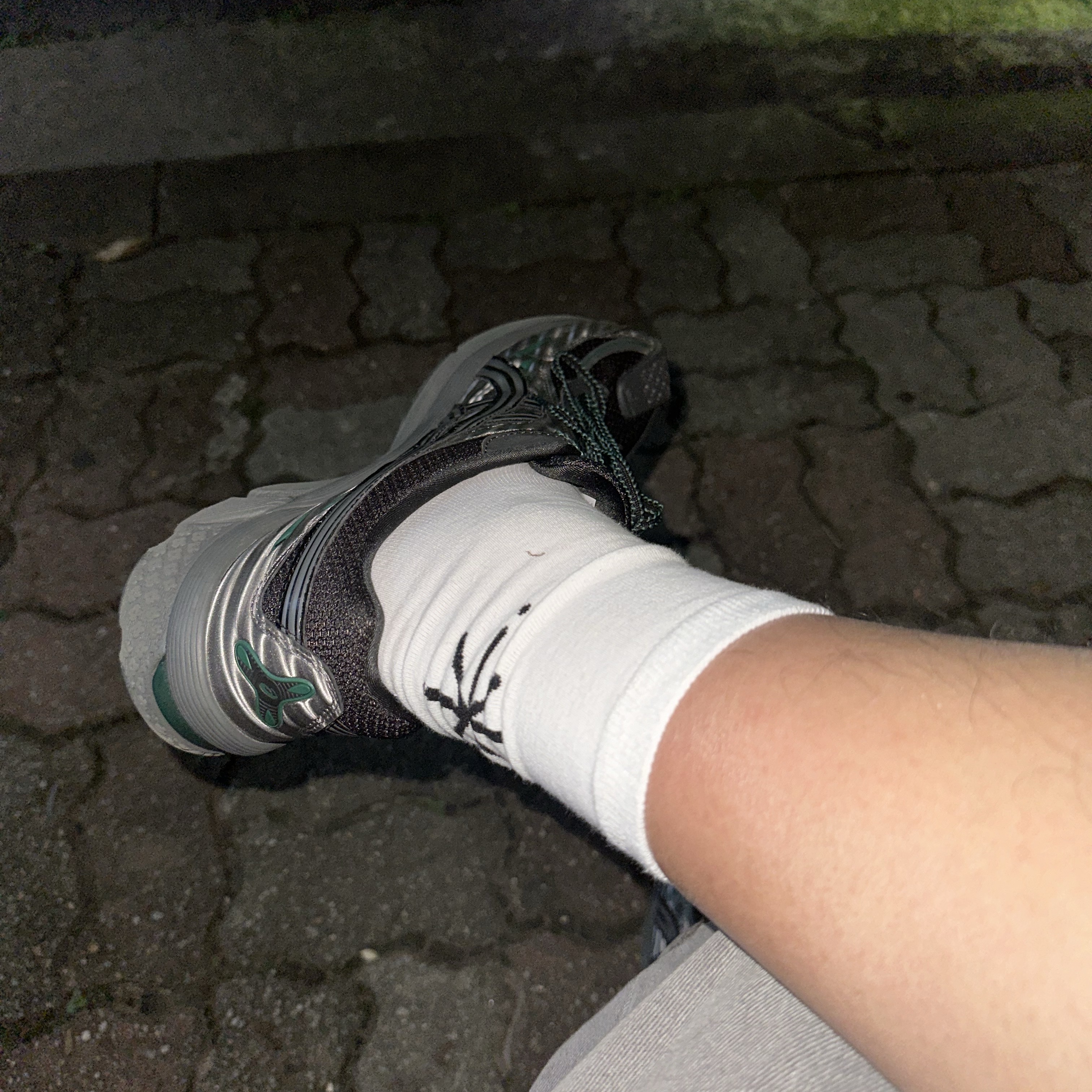 (W) Asics x Kiko Kostadinov Gel-Flammae Grey Black 착용 스타일