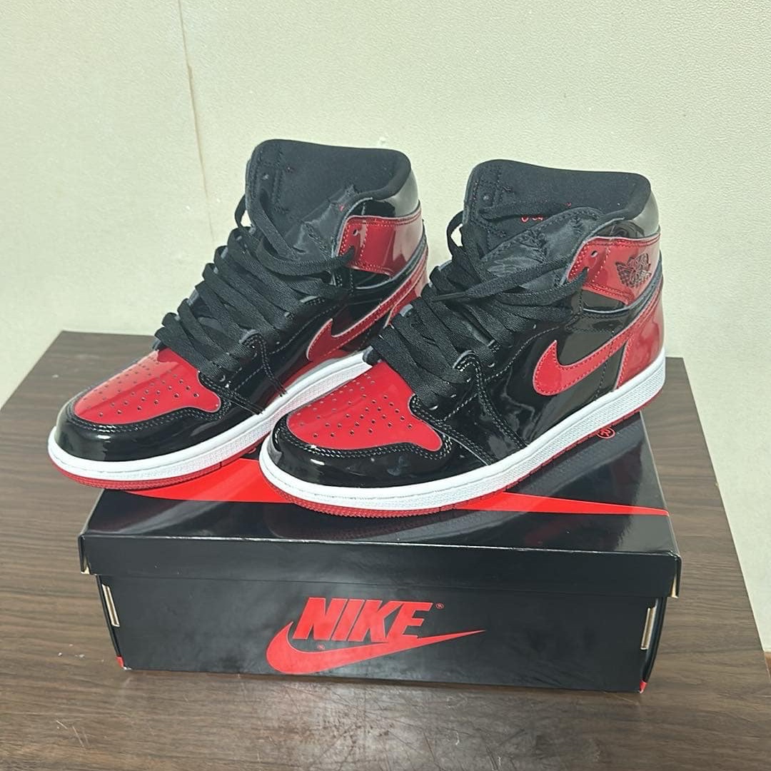 Jordan 1 Retro High OG Patent Bred 착용 스타일