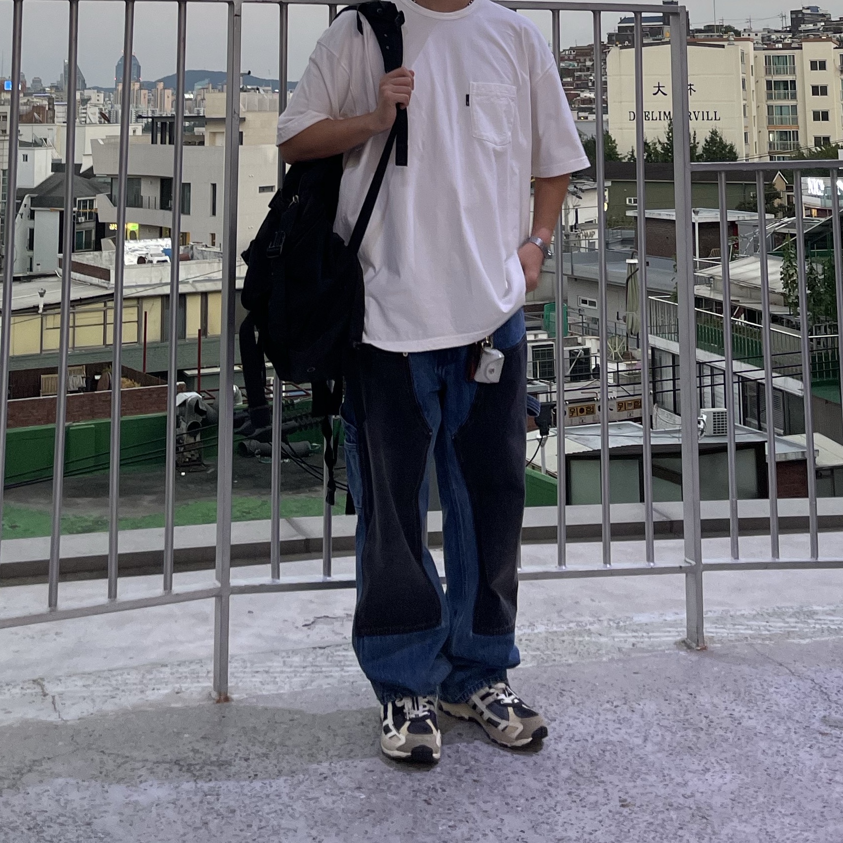 Adidas x Song for the Mute Shadowturf Core Black 착용 스타일