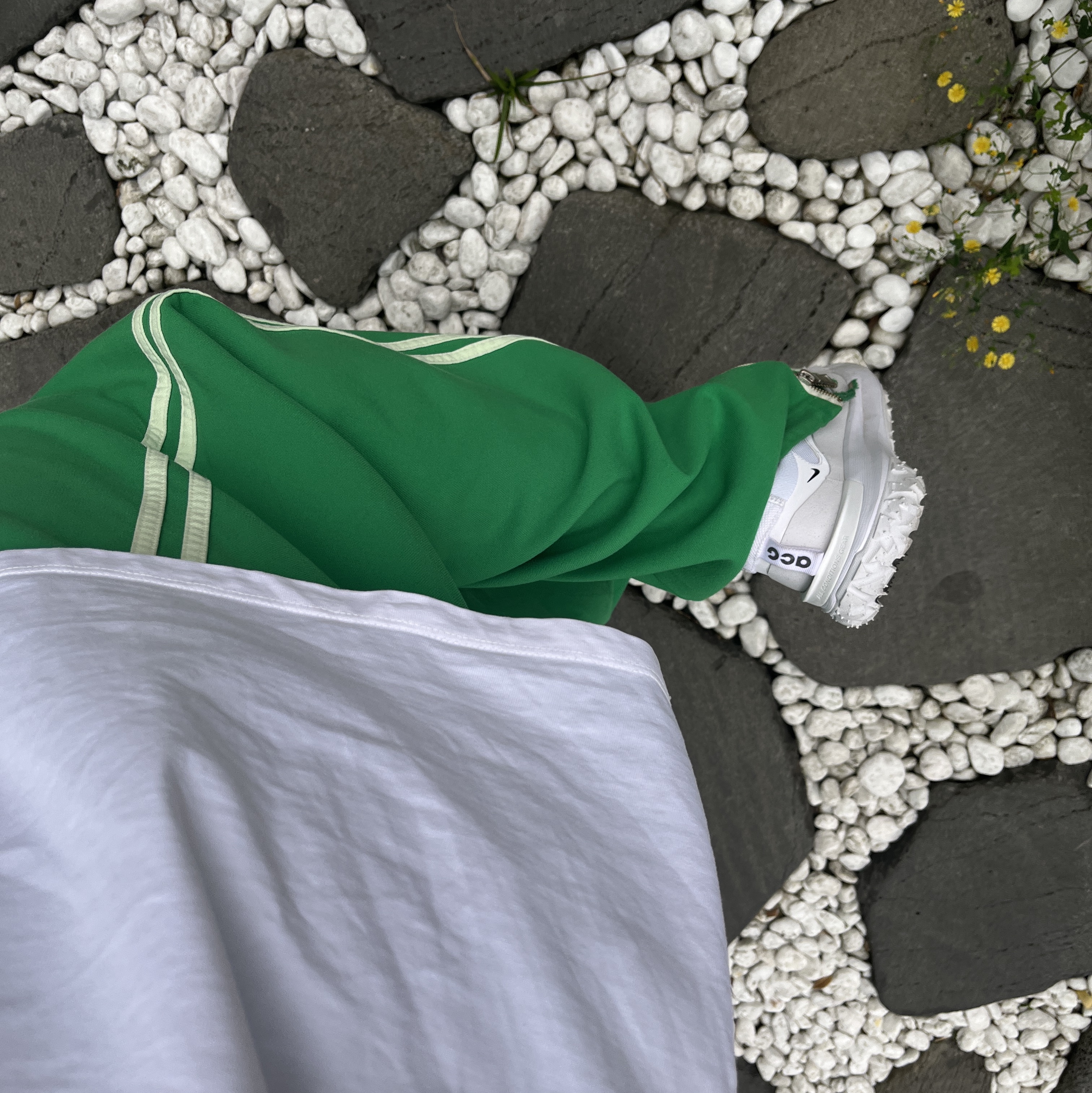 Nike x Comme des Garcons Homme Plus ACG Mountain Fly 2 Low White 착용 스타일