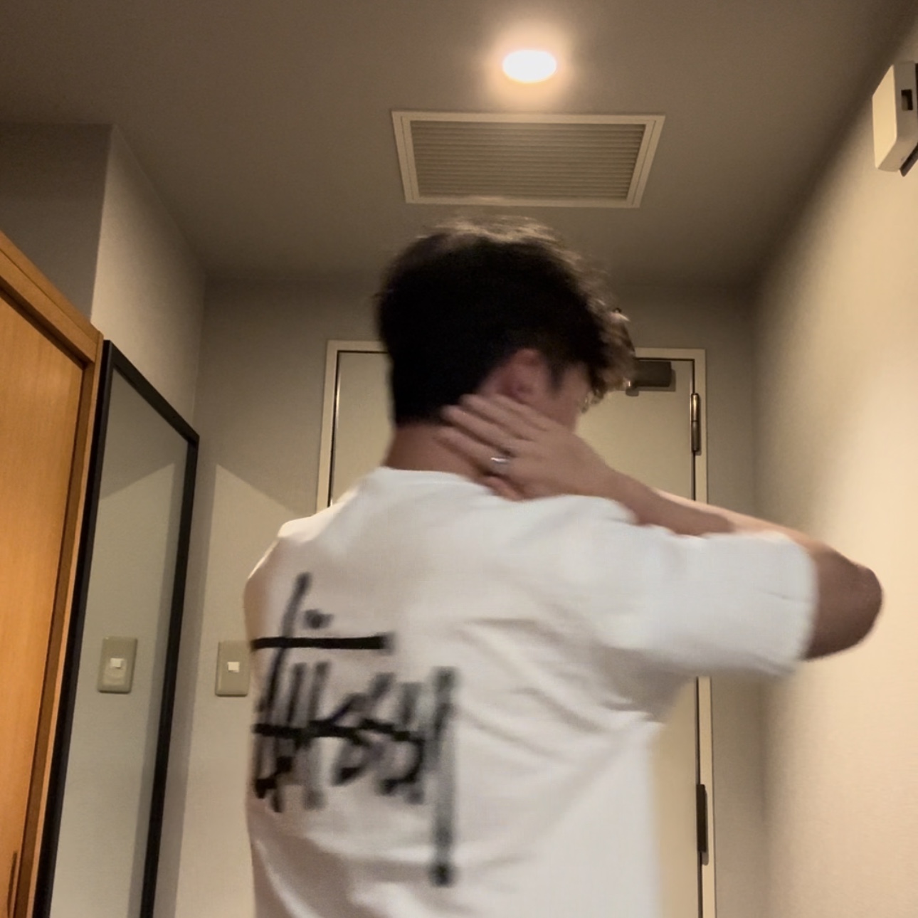Stussy Basic Stussy T-Shirt White 2023 착용 스타일