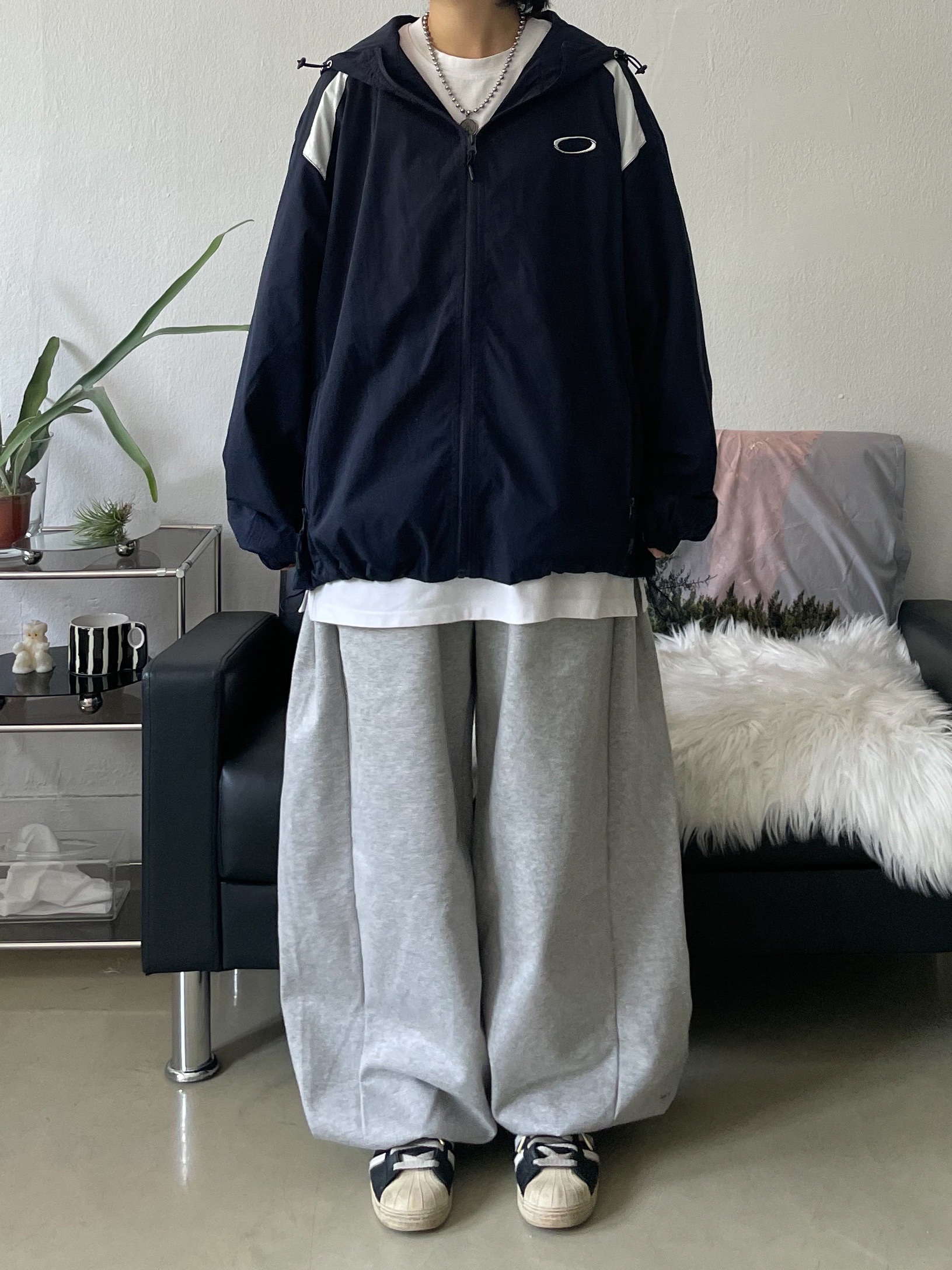 Carhartt Canvas Cap Navy, Adidas Superstar Premium Black White 착용 스타일 - 6
