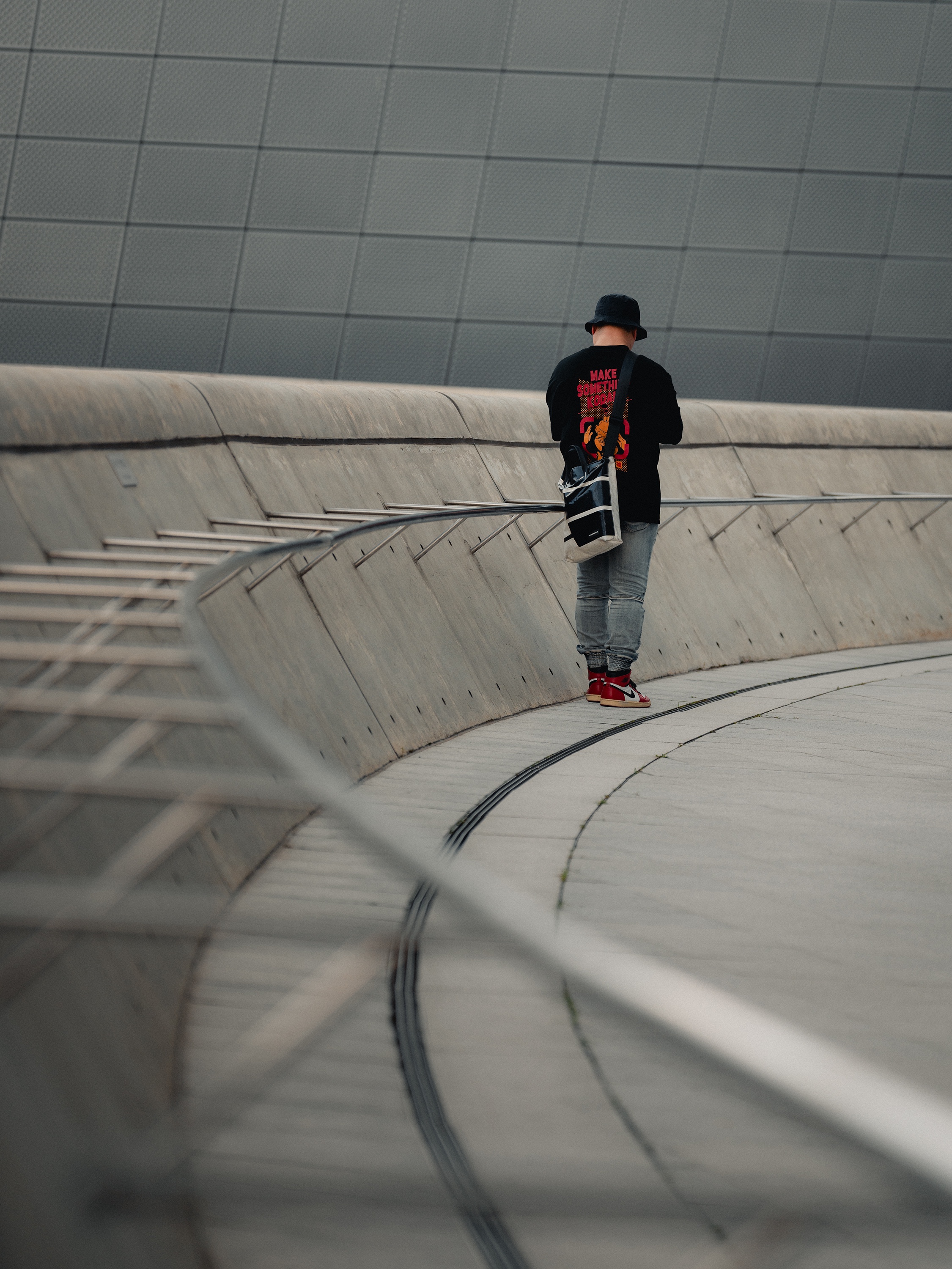Jordan Jumpman Washed Bucket Hat Black, Jordan 1 Retro Chicago 1994 착용 스타일 - 2