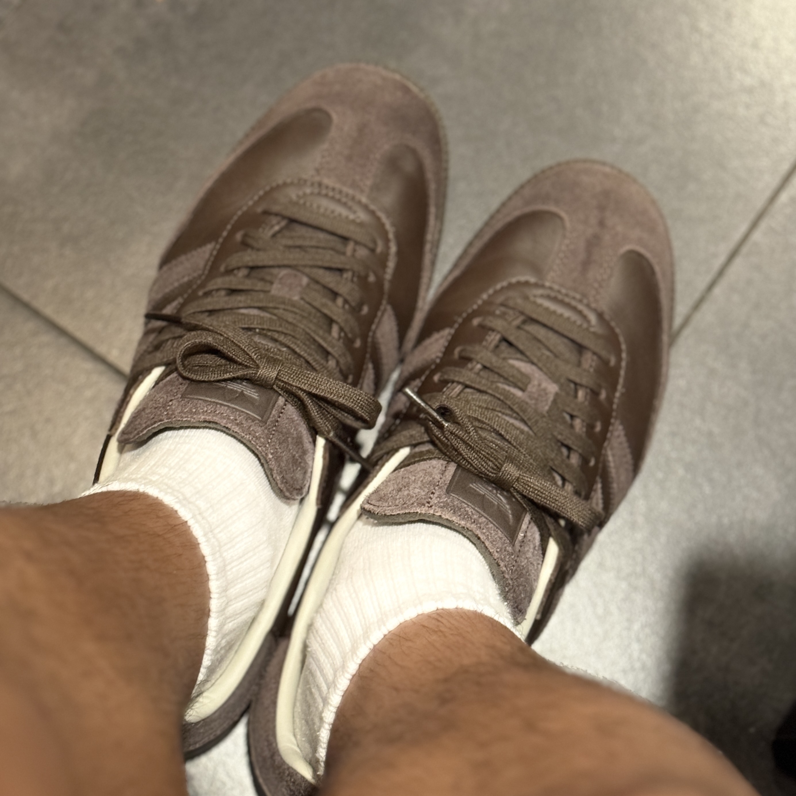 Adidas Samba Brown 착용 스타일
