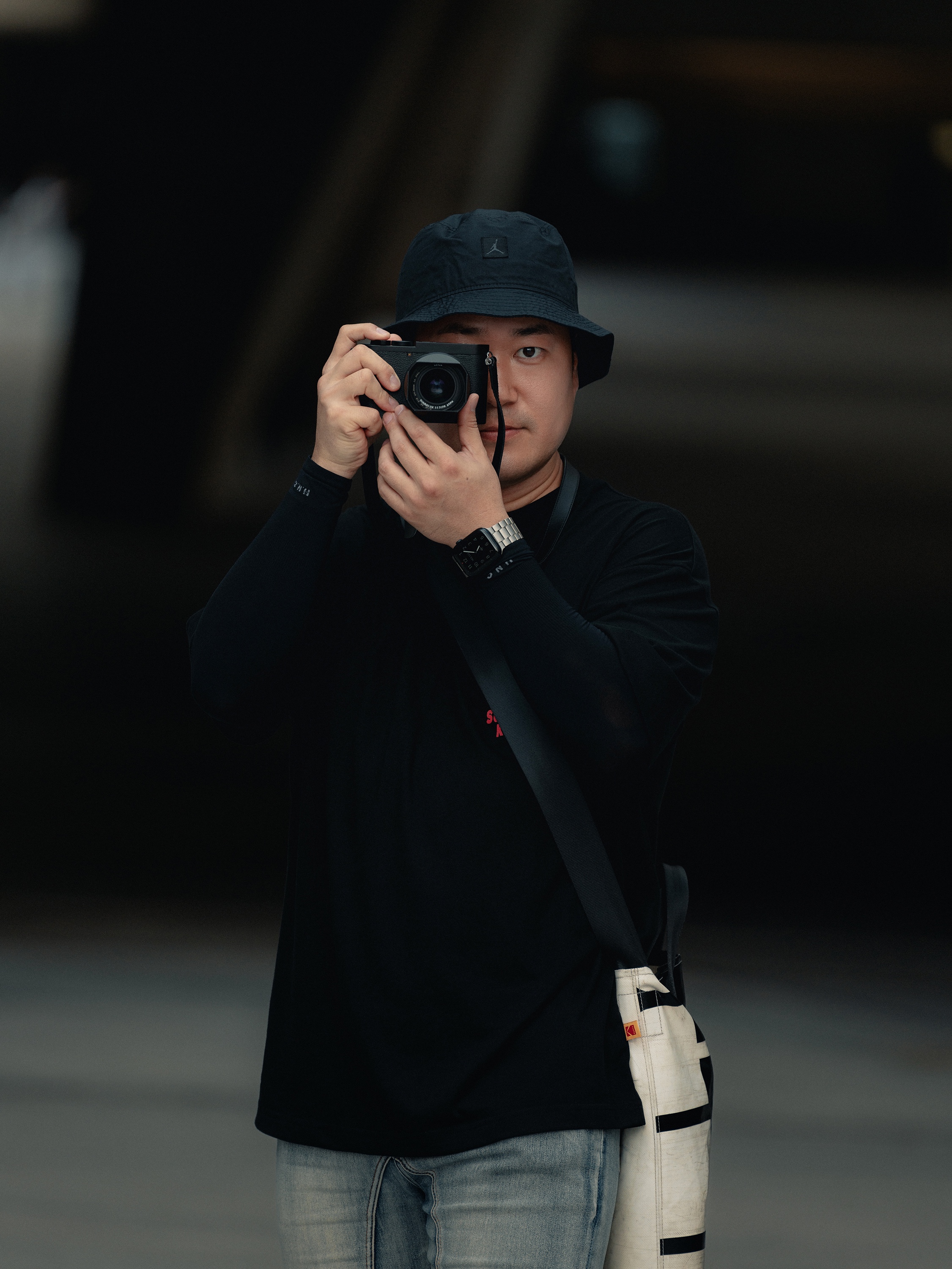 Jordan Jumpman Washed Bucket Hat Black, Jordan 1 Retro Chicago 1994 착용 스타일 - 1