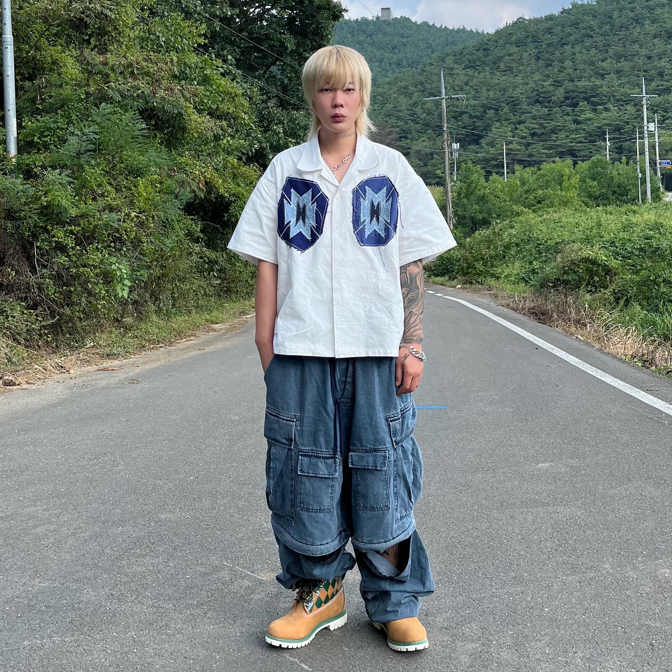 KASINA x Timberland 6 In Premium Vibram GTX Wheat 착용 스타일 - 2