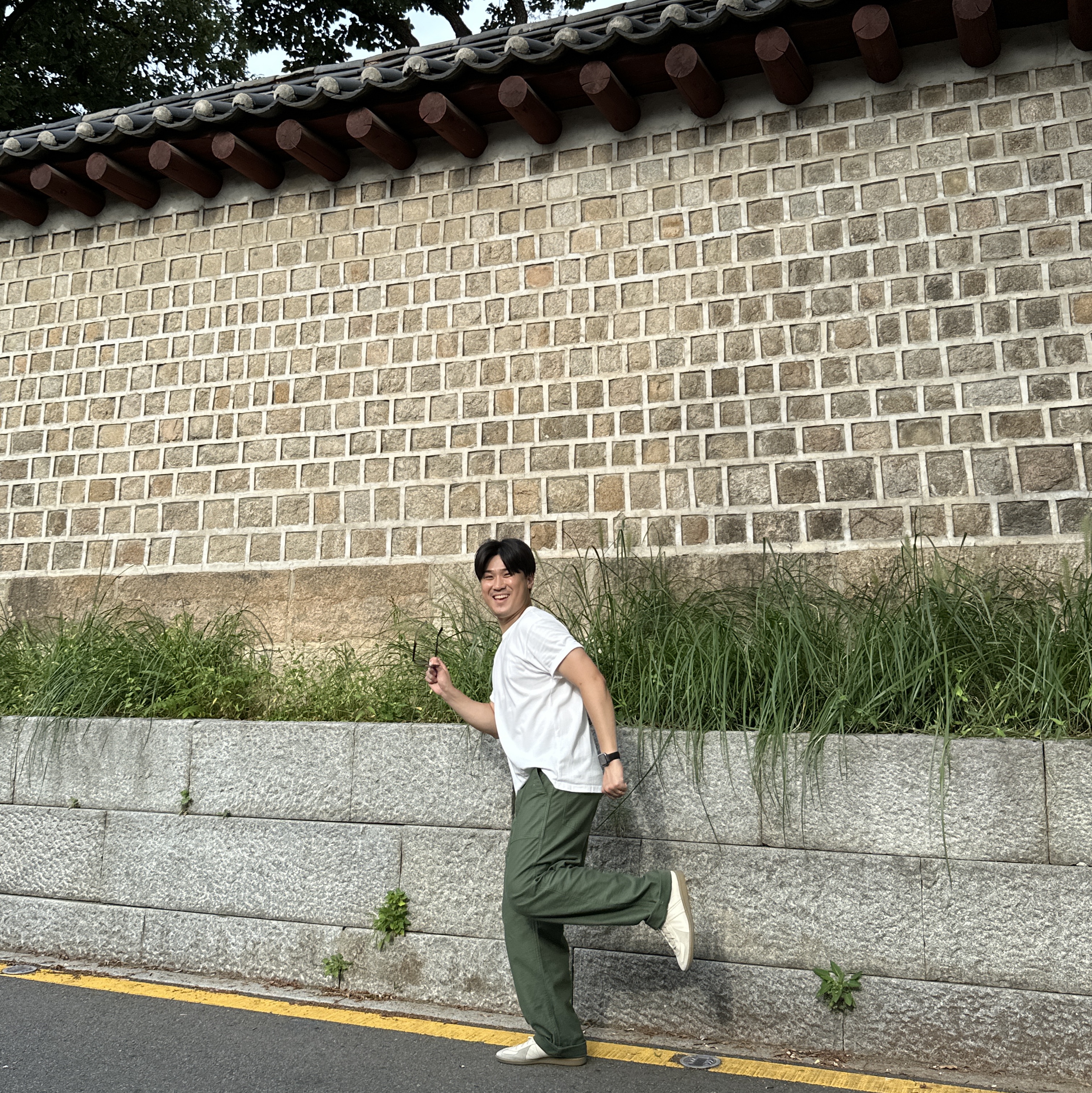 Orslow 5002 US Army Fatigue Pants Green, Reproduction of Found German Military Trainer 1700L Panna 착용 스타일