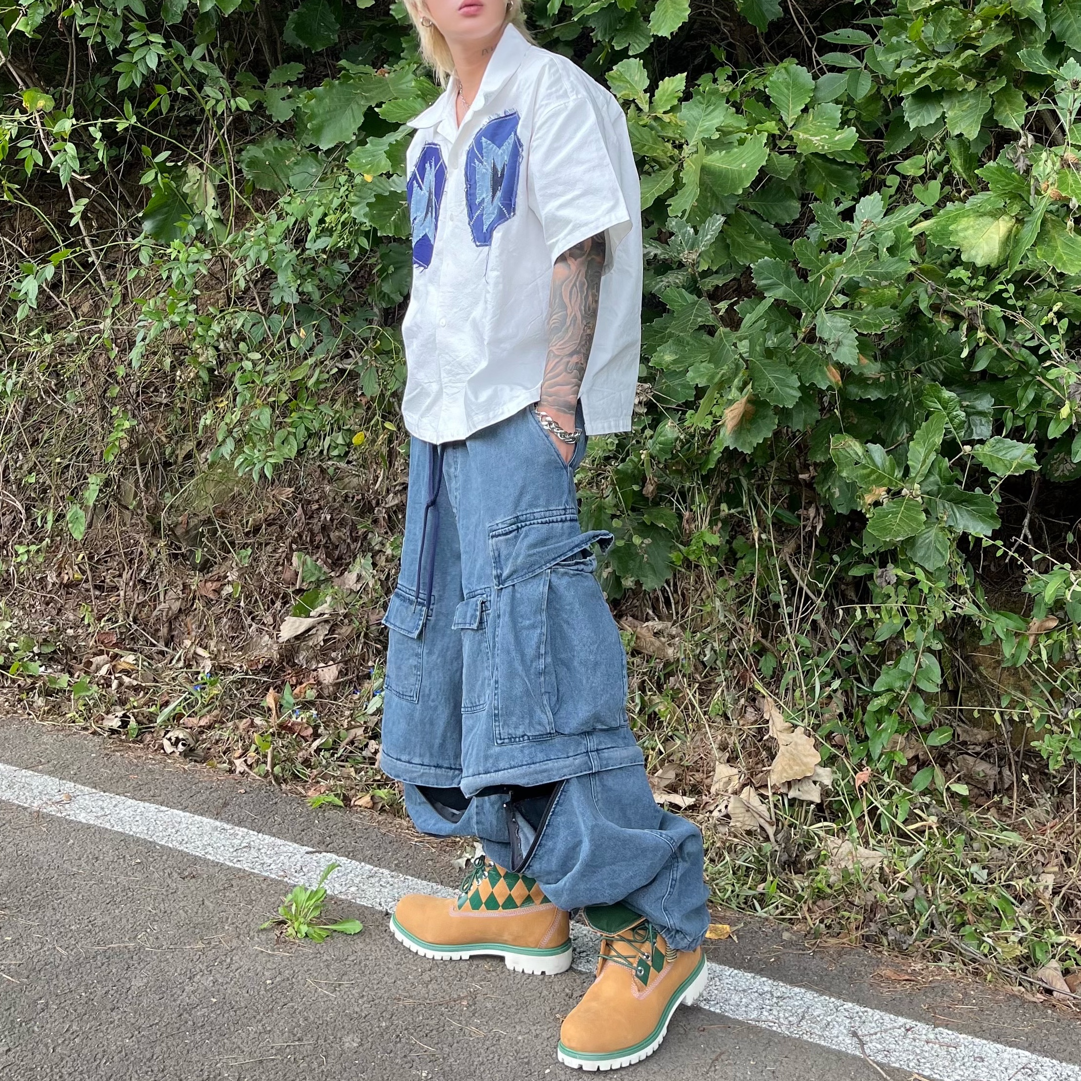 KASINA x Timberland 6 In Premium Vibram GTX Wheat 착용 스타일 - 6