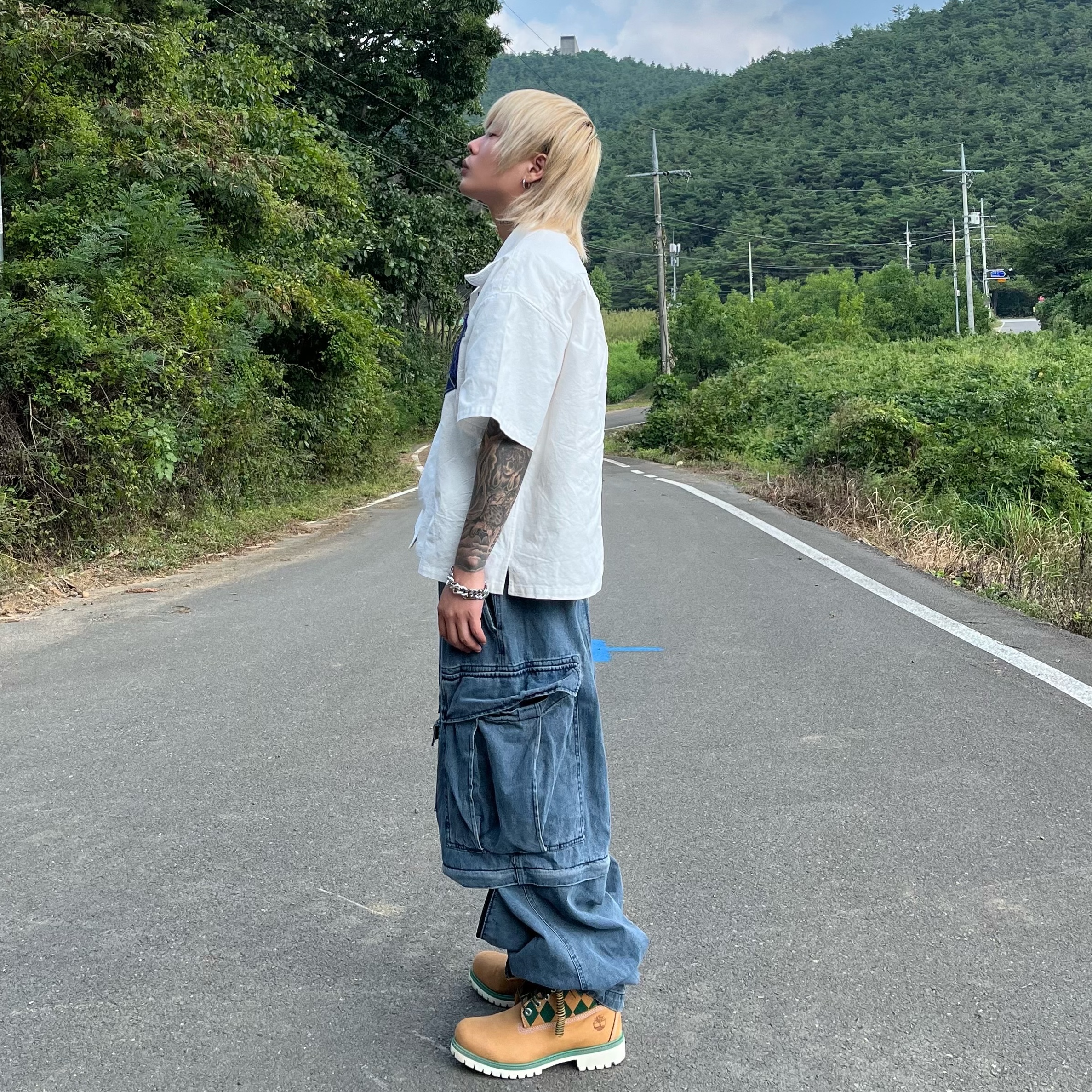 KASINA x Timberland 6 In Premium Vibram GTX Wheat 착용 스타일 - 1