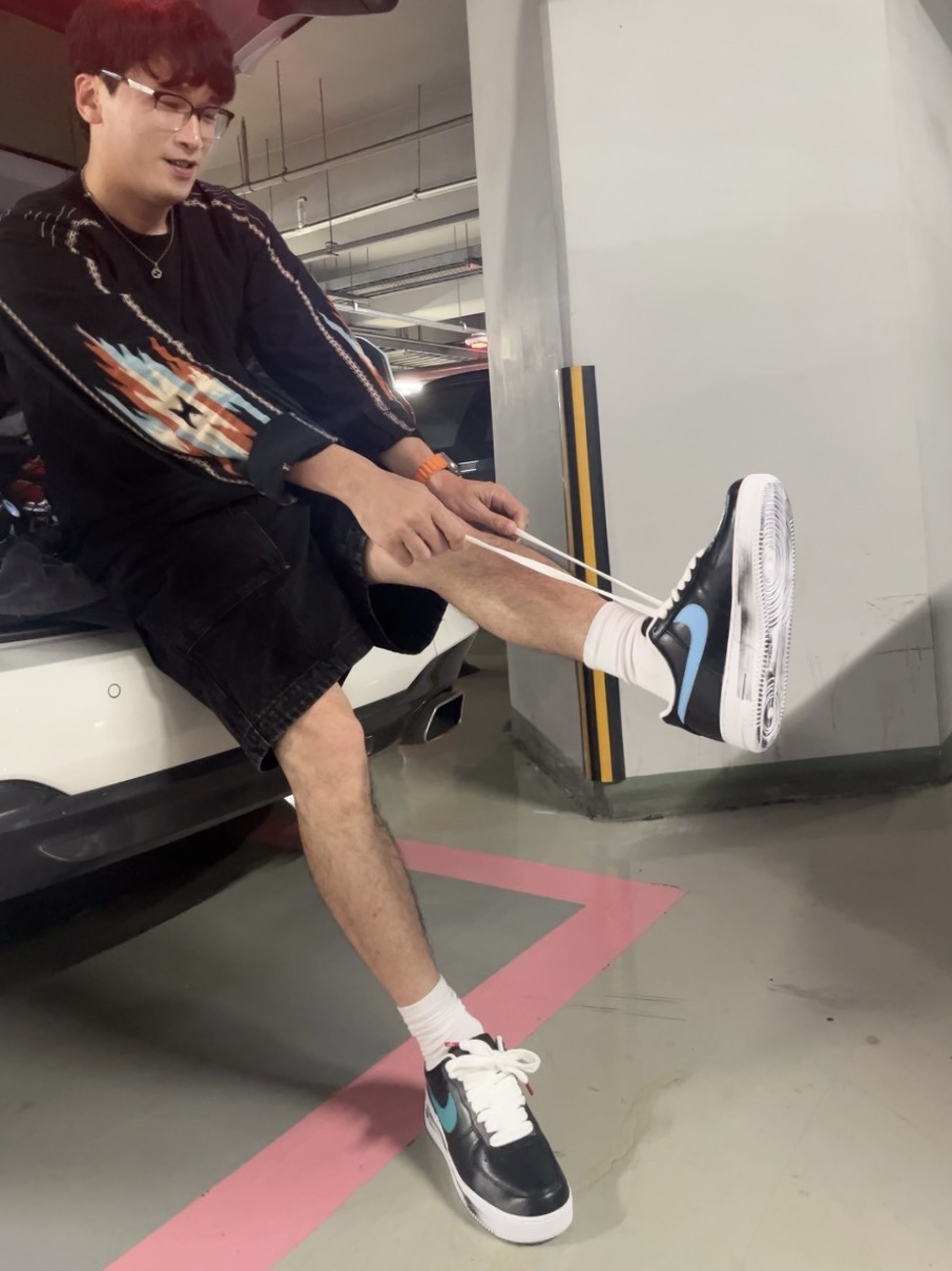 Nike x Peaceminusone Air Force 1 Low Para-Noise 3.0 Black and Multicolor, Kapital Ortega Jersey Football Long Sleeve  T-Shirt Black 착용 스타일 - 1