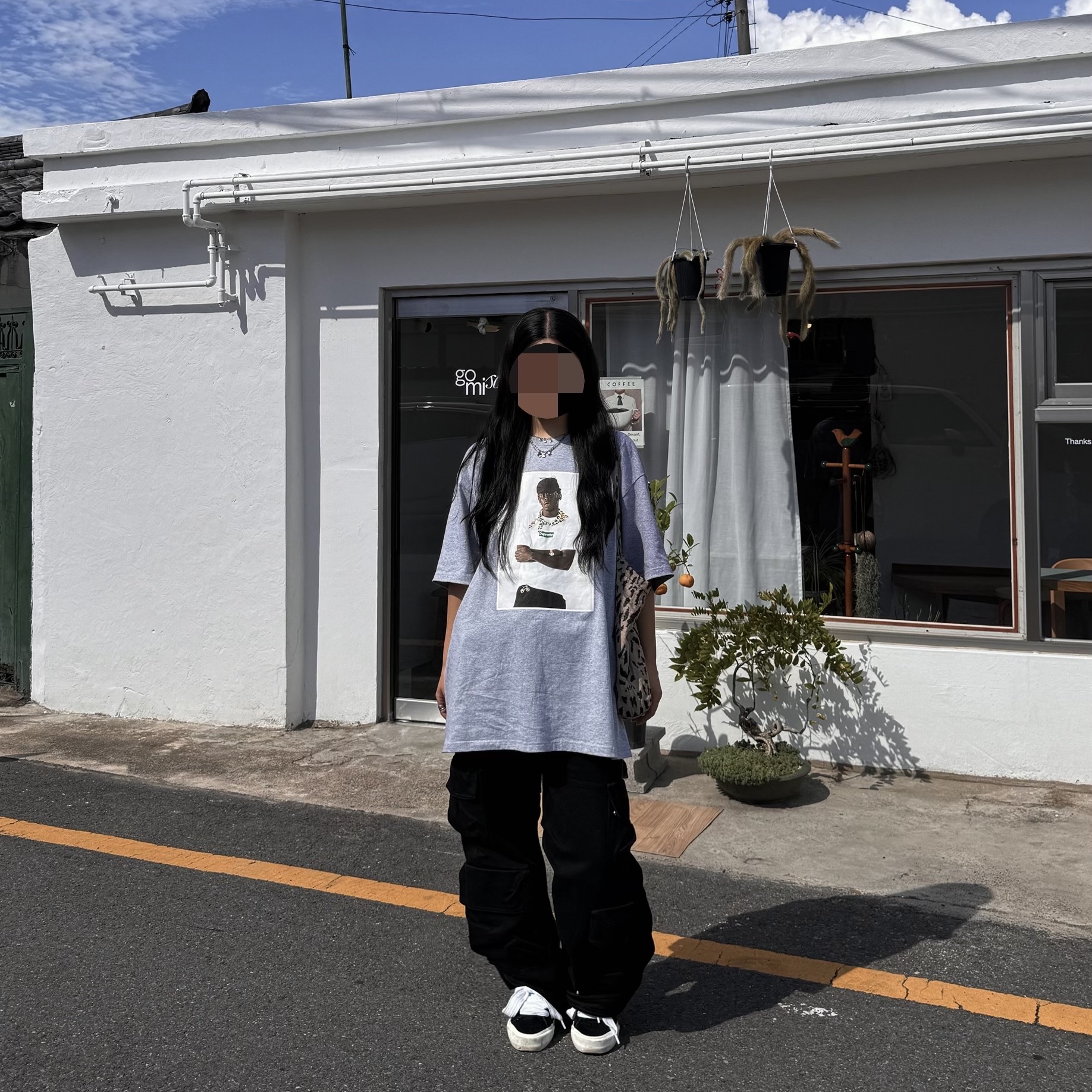 Supreme Tyler The Creator T-Shirt Heather Grey - 24FW 착용 스타일 - 1