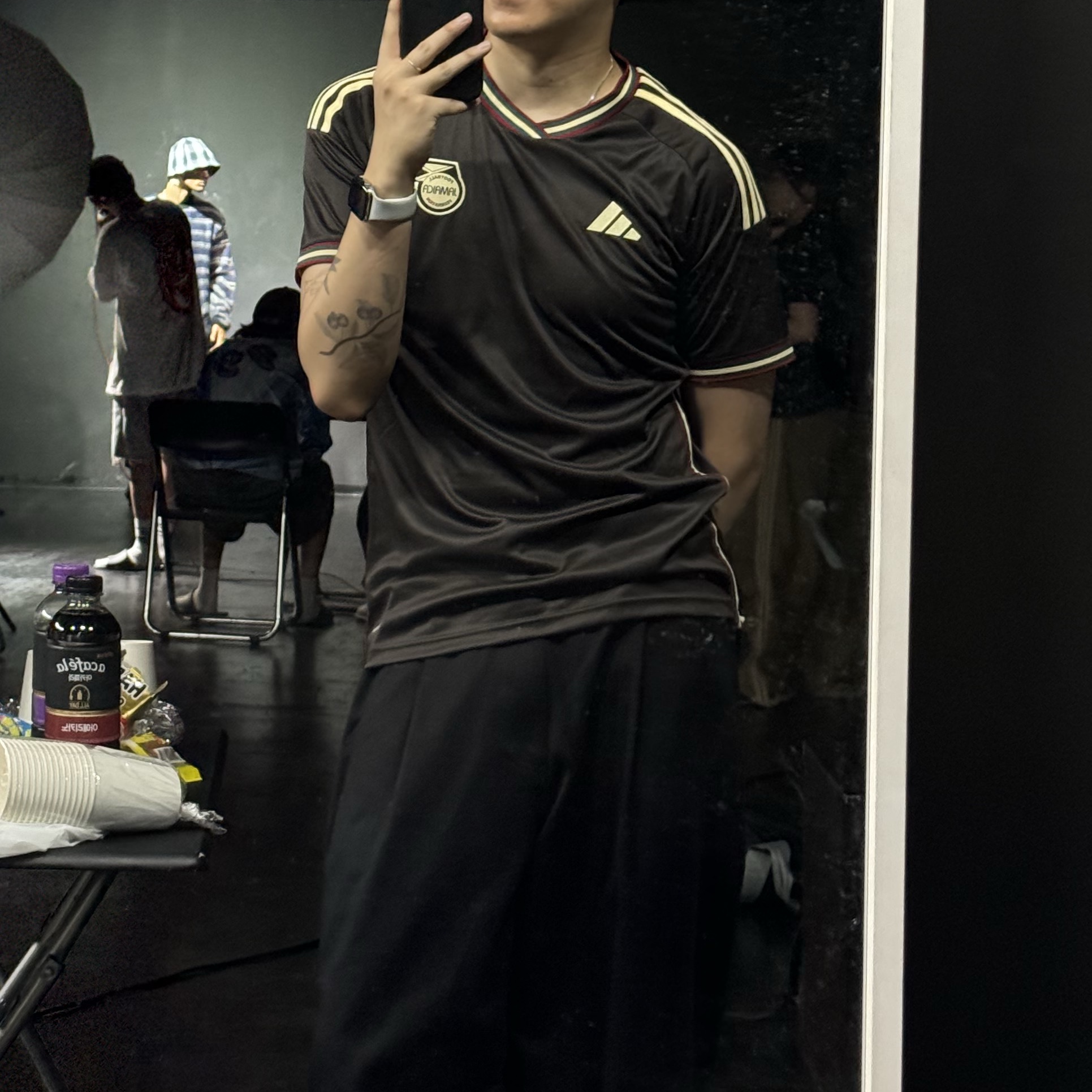 Adidas x Wales Bonner Jamaica 23 Away Jersey Night Brown - KR Sizing (Non Marking Ver.) 착용 스타일 - 2