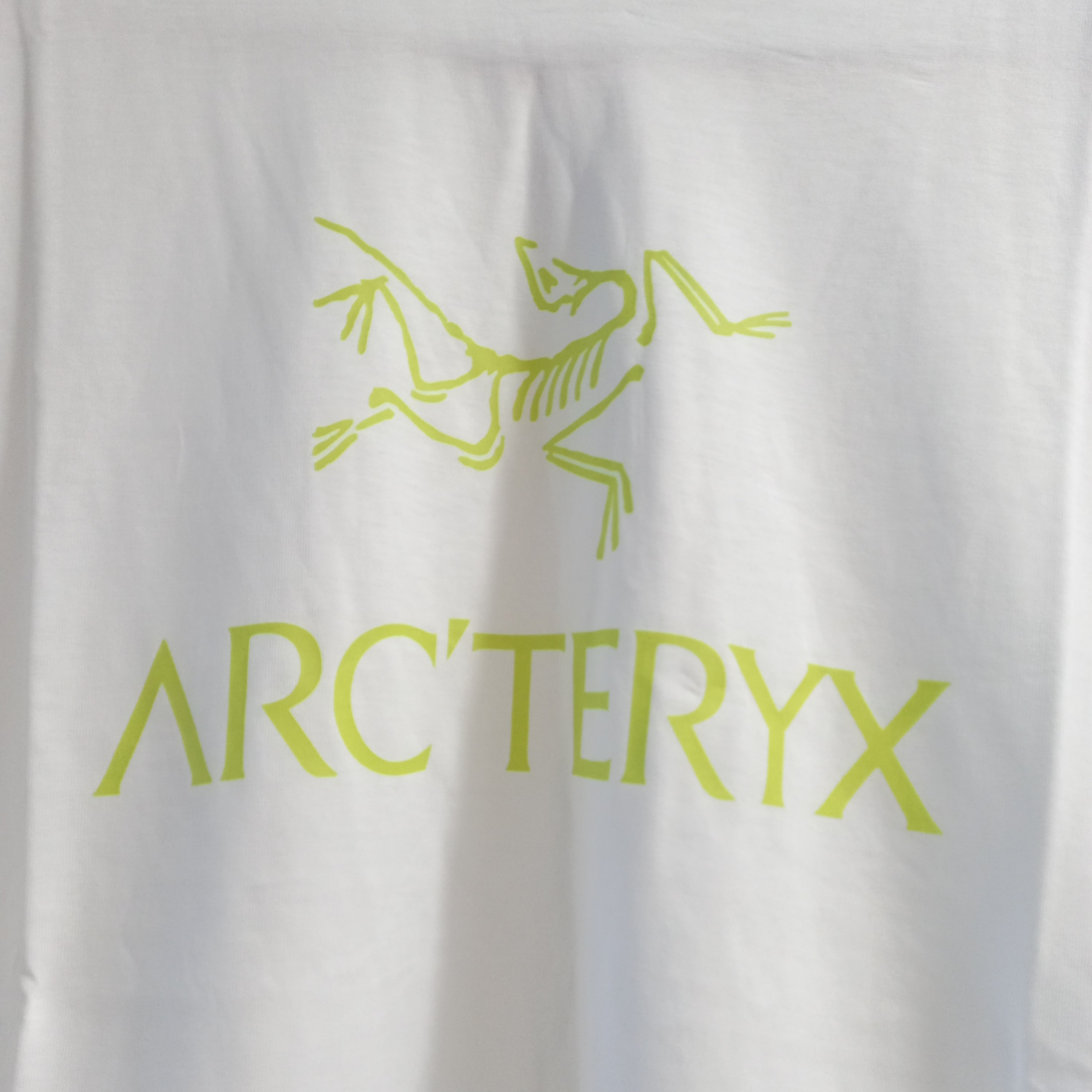 Arc'teryx Arc'word Logo SS T-Shirt White Light 착용 스타일 - 2