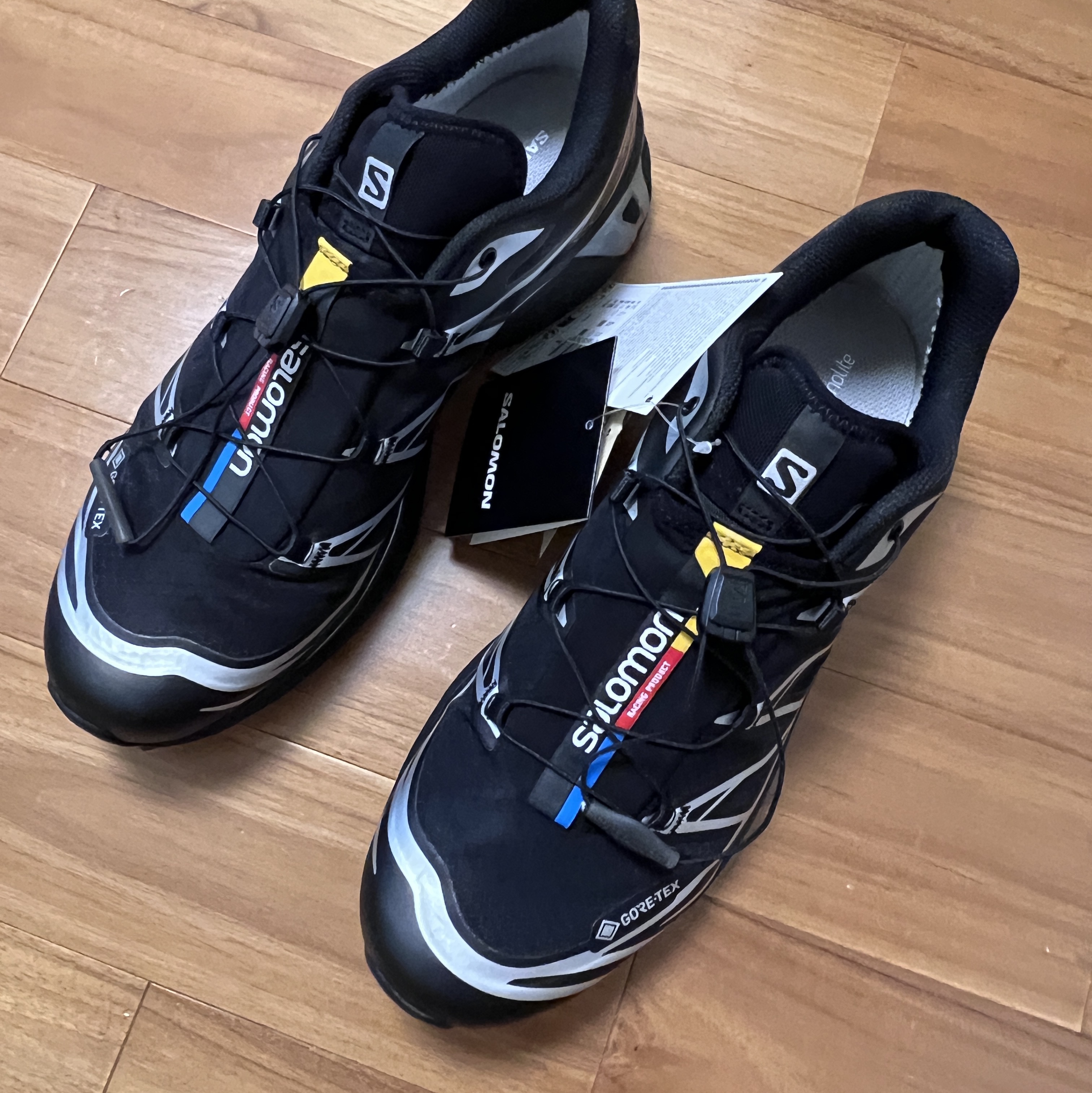 Salomon XT-6 GTX Black Silver 착용 스타일