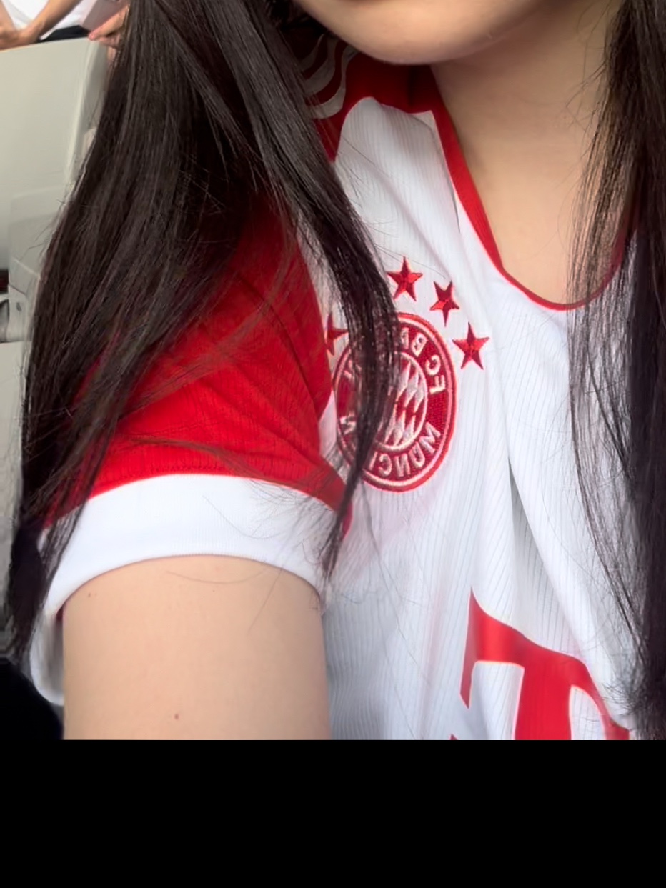 Adidas Bayern Munchen 2023/24 Home Jersey White Red - KR Sizing (Non Marking Ver.) 착용 스타일 - 1