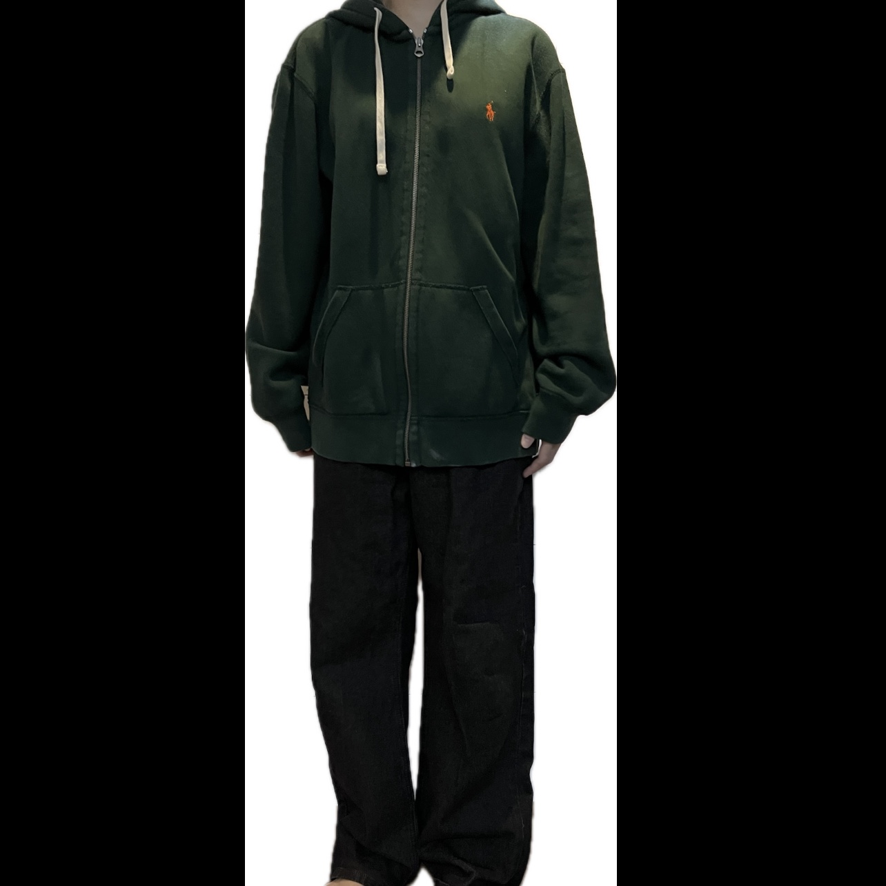 [30% 적립] Polo Ralph Lauren Logo Fleece Hoodie Green - 24FW 착용 스타일