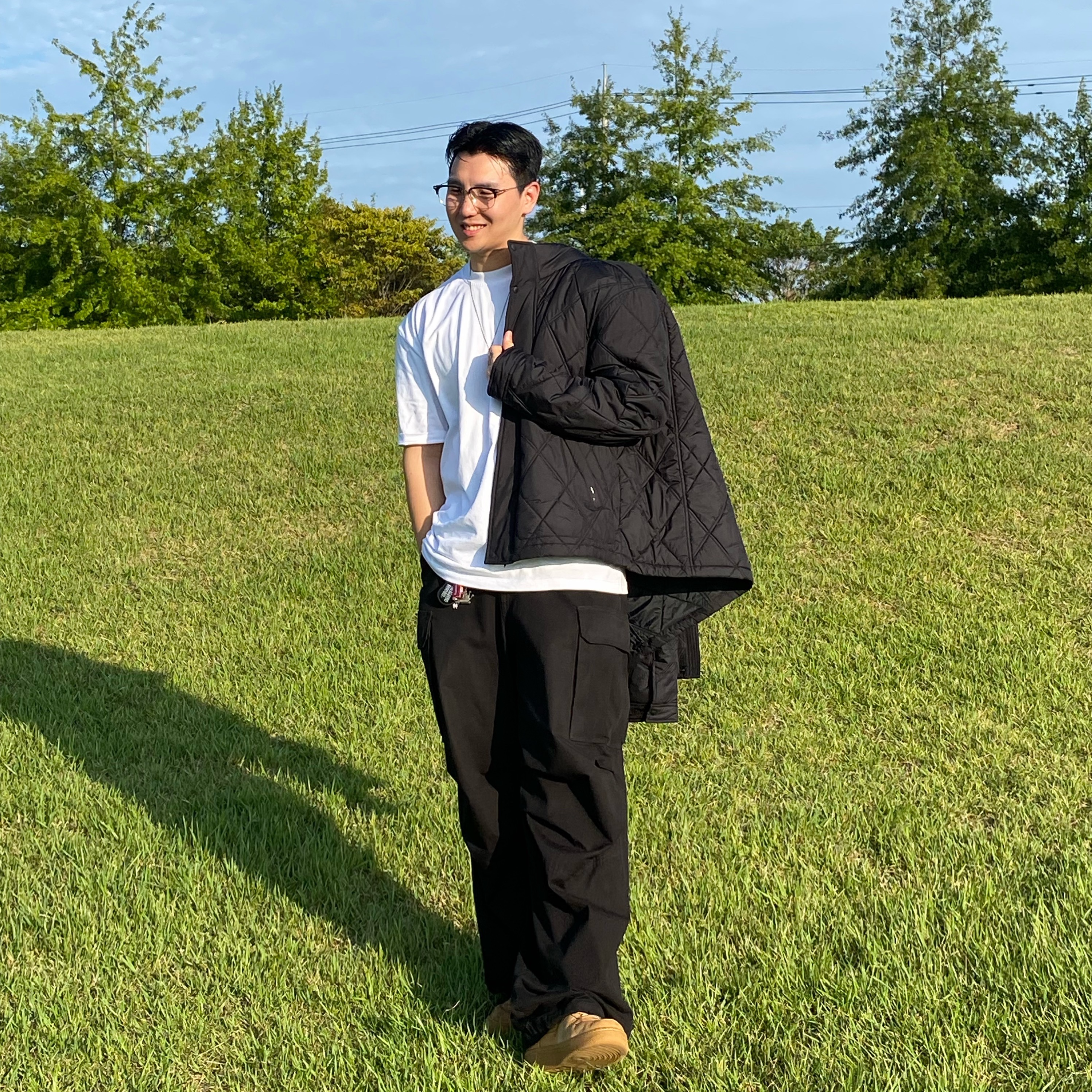 Nike x Supreme Air Force 1 Low Flax, Palace Korea Tri-Ferg T-Shirt White - 24SS 착용 스타일 - 1