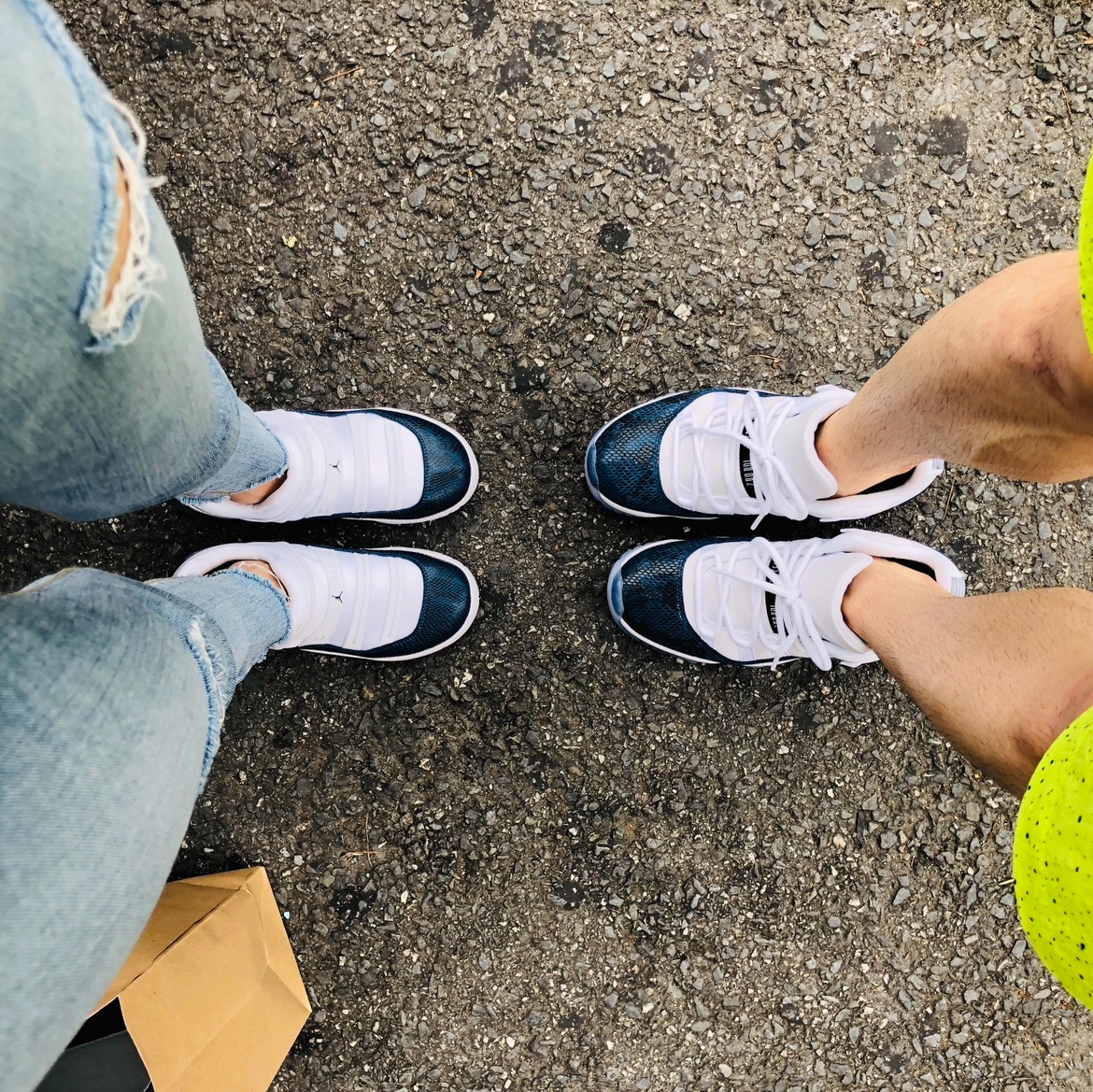 Jordan 11 Retro Low Navy Snakeskin 2019 착용 스타일