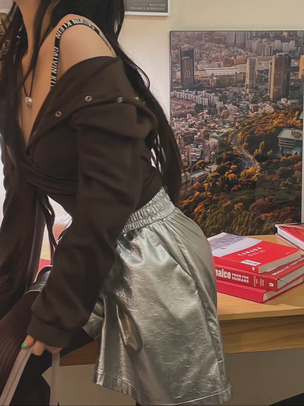 [예약배송] Heeari Women Aurora Shirring Bag Lilac, Asics UB6-S GT-2160 Mantle Green Grape 착용 스타일 - 2