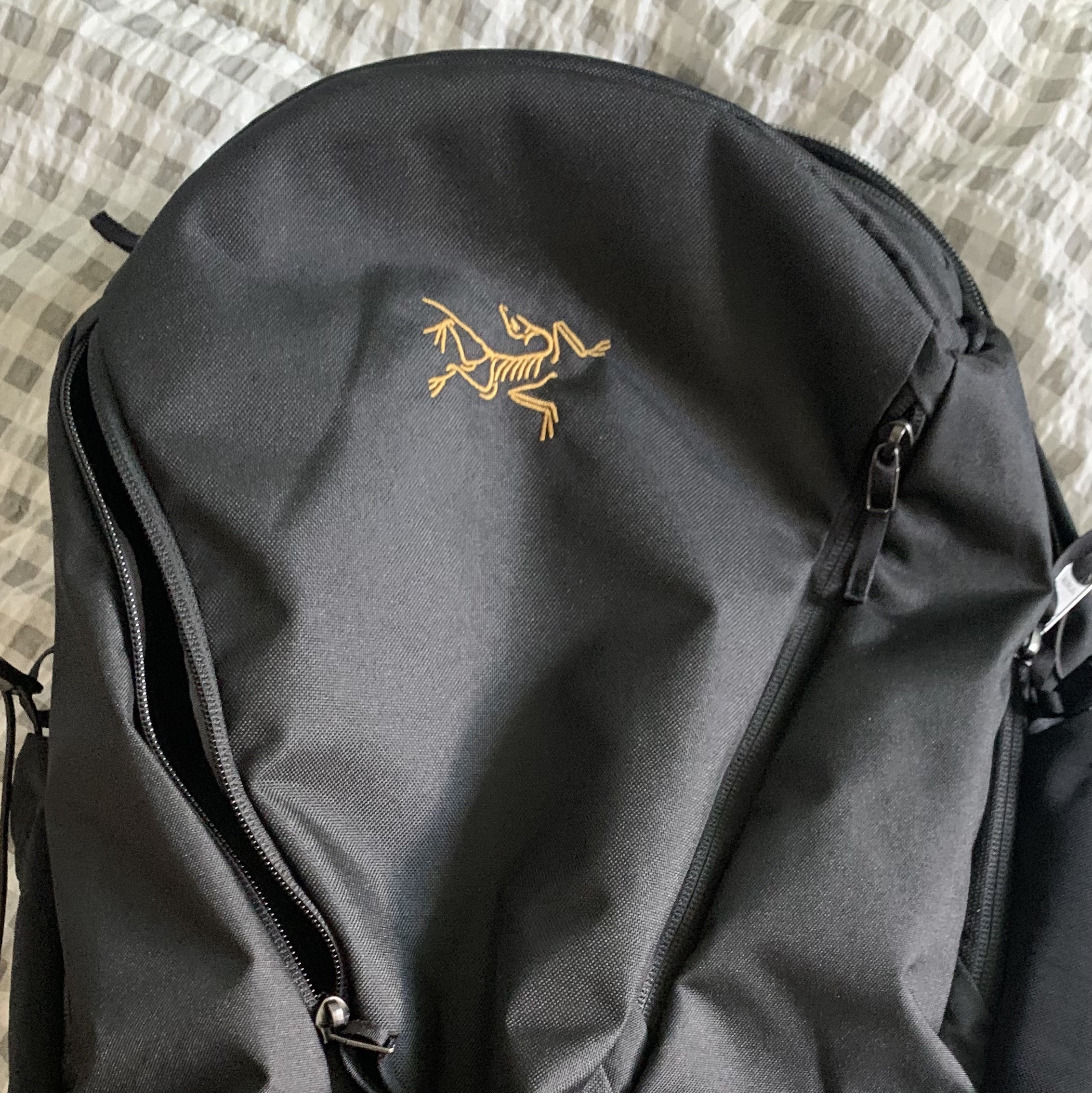 Arc'teryx Mantis 26 Backpack Black 착용 스타일