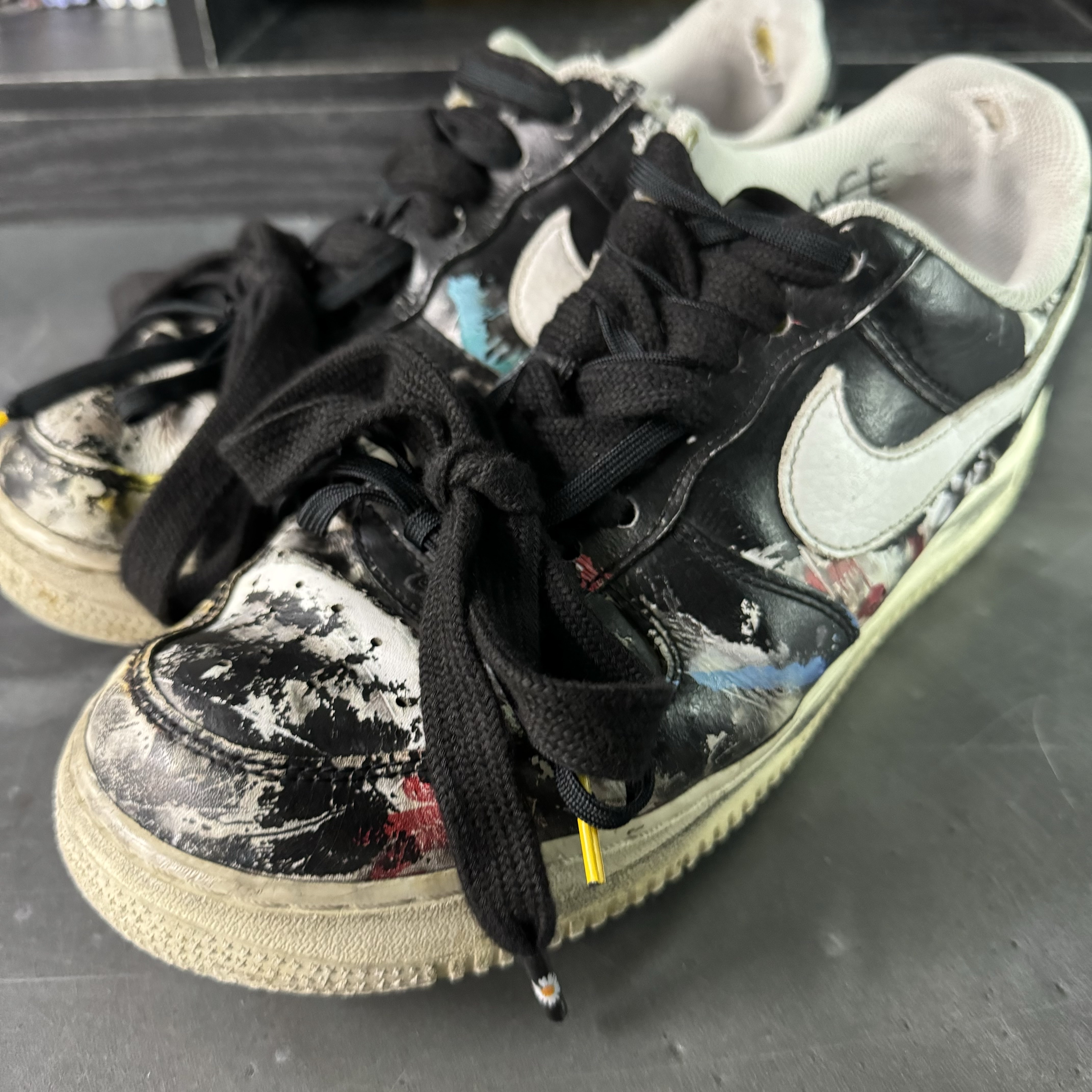Nike x Peaceminusone Air Force 1 Low Para-Noise 착용 스타일