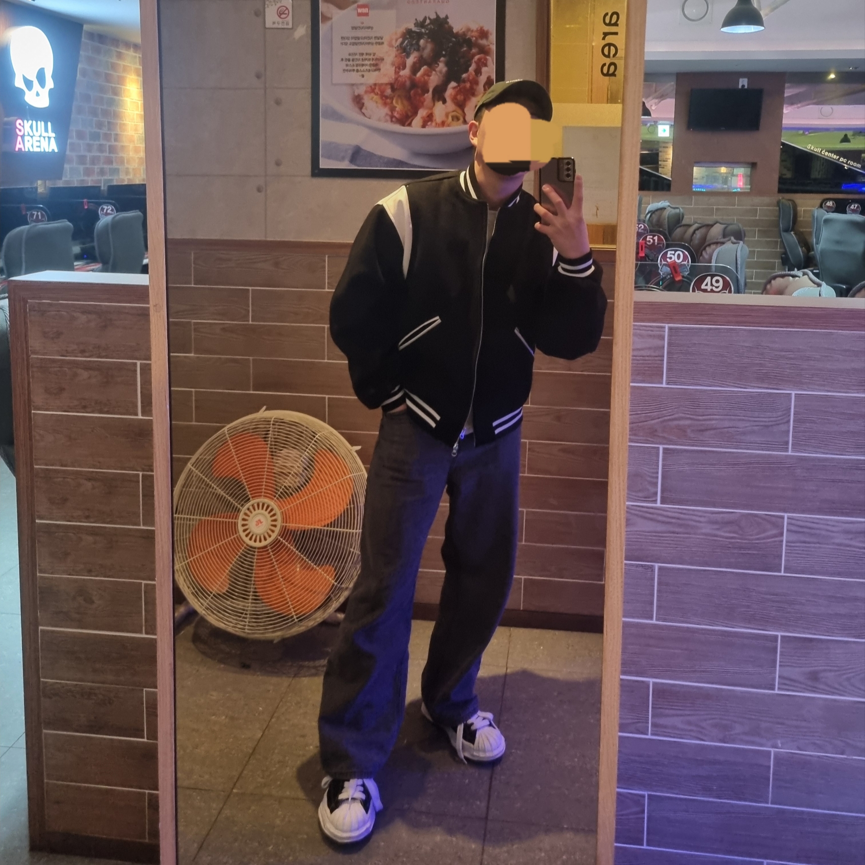 Maison Mihara Yasuhiro Blakey OG Sole Canvas Low-top Sneakers Black White 착용 스타일 - 3