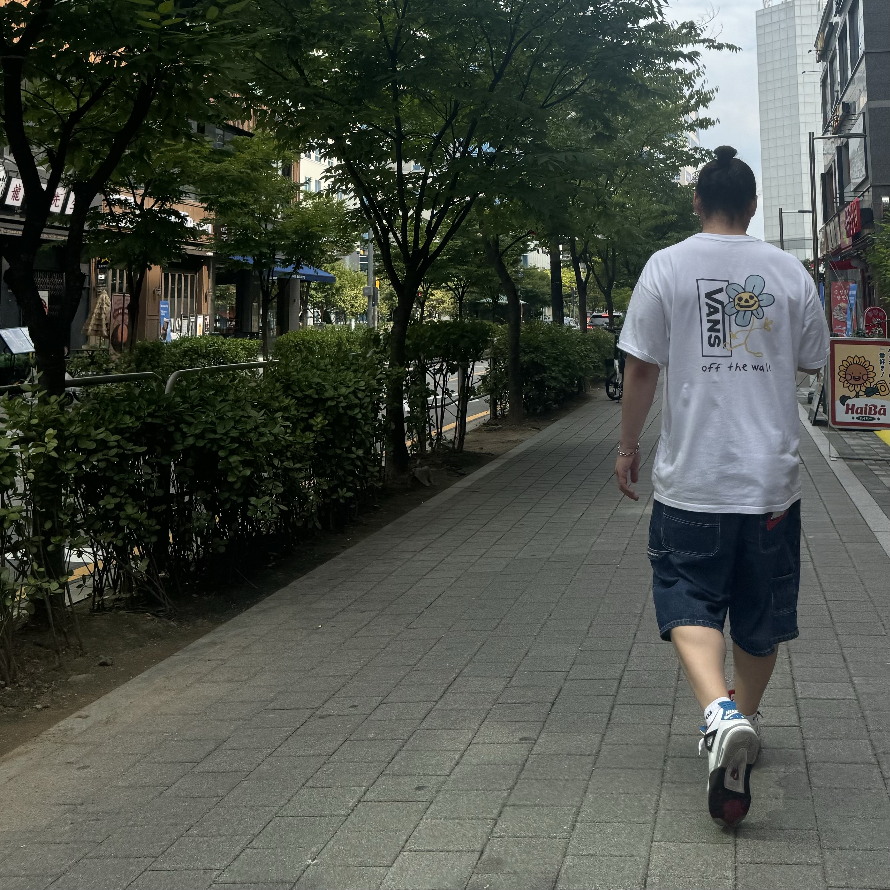 Supreme x Nike Denim Short Indigo - 24SS, Jordan 4 Retro What The 4 착용 스타일 - 2