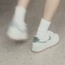 (W) Nike Air Force 1 Vandalized Sail Mystic Green 착용 스타일