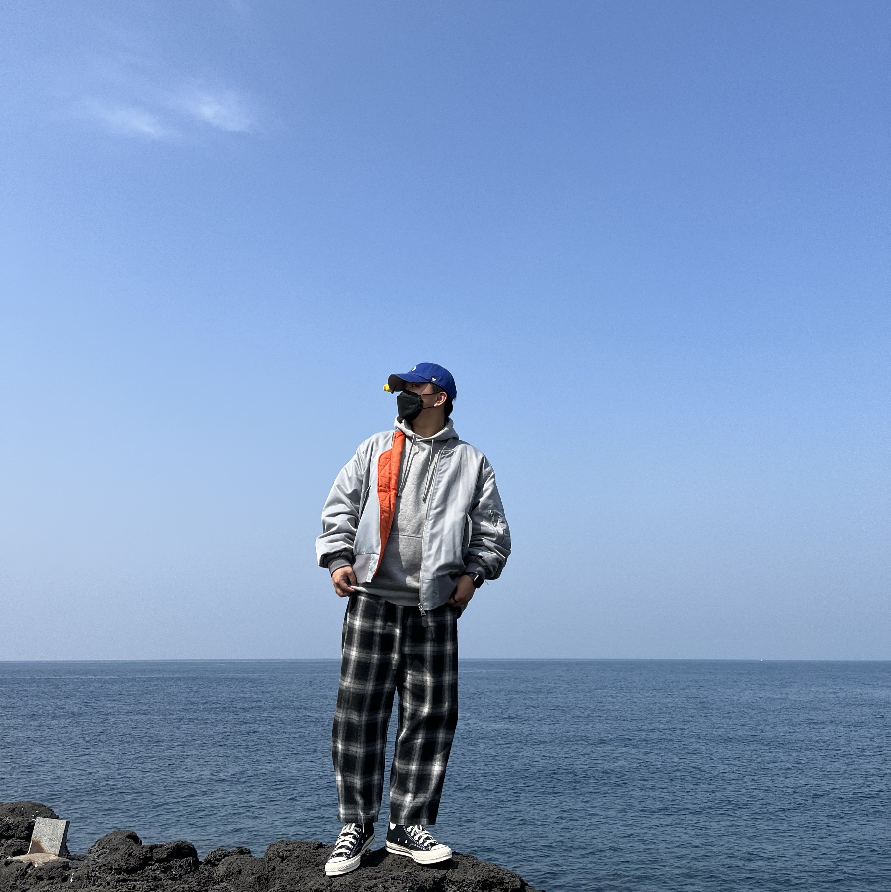 Converse Chuck 70 Hi Black, 47 Brand LA Dodgers Base Runner Clean Up Royal 착용 스타일