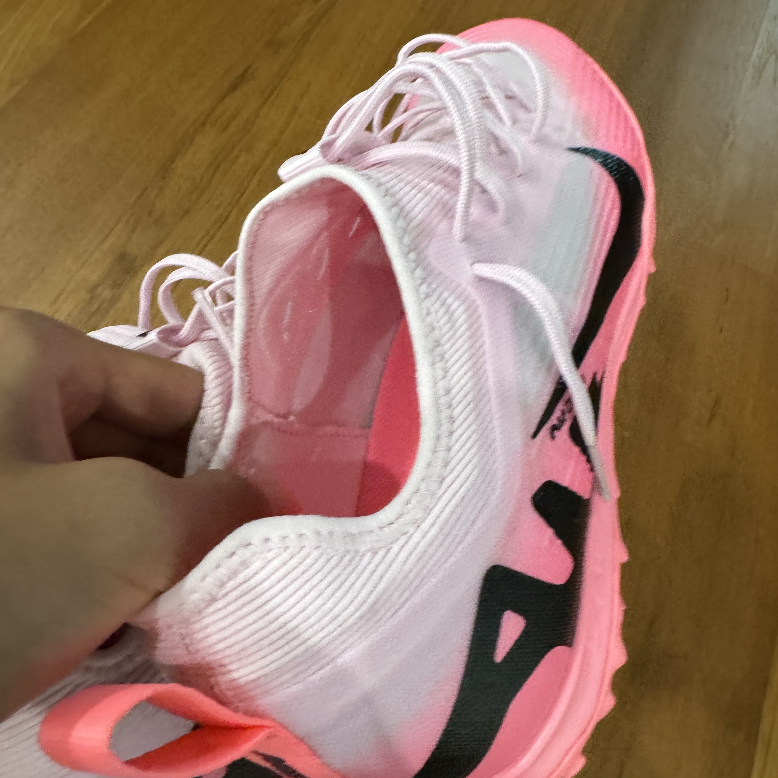 Nike Zoom Mercurial Vapor 15 Pro TF Pink Foam Black 착용 스타일