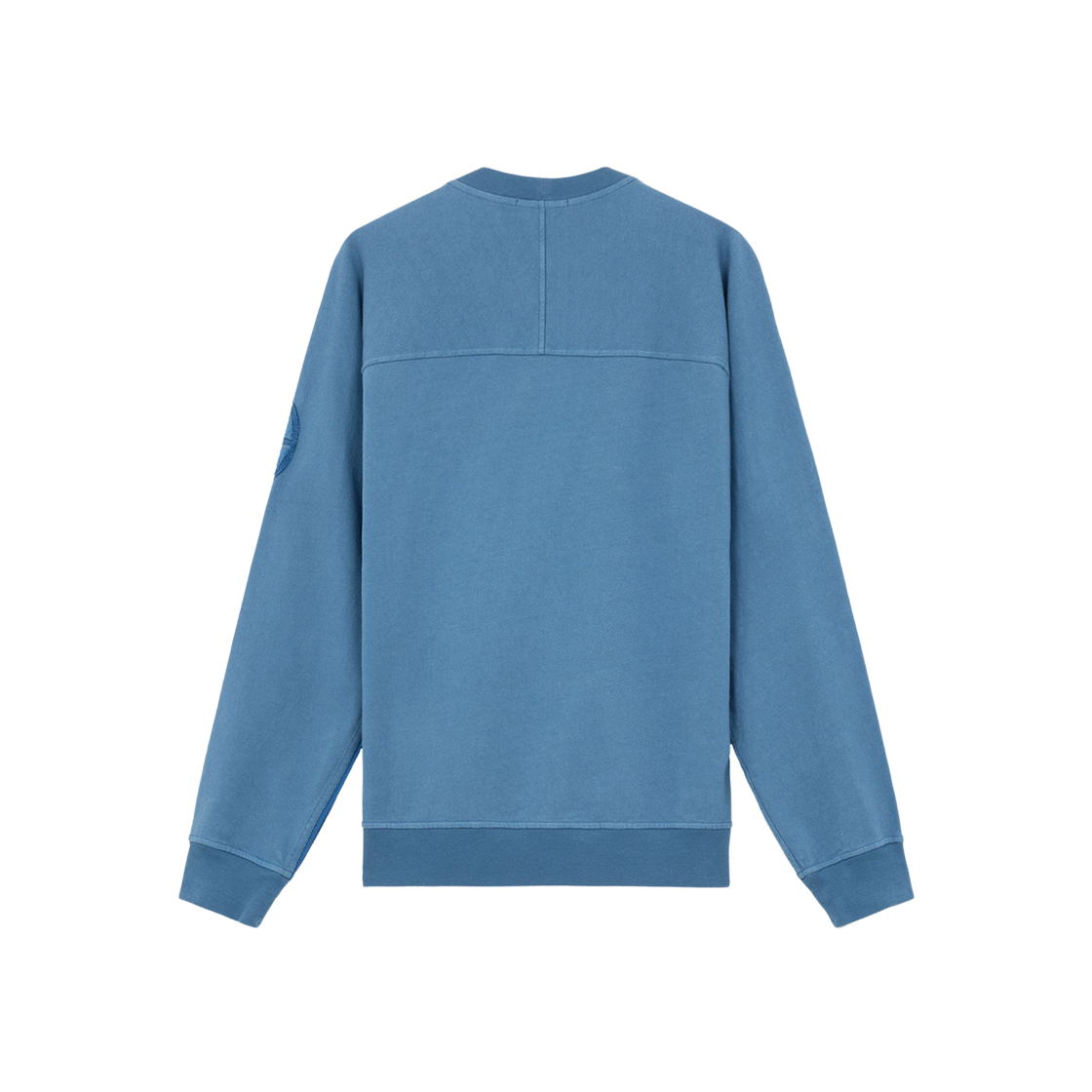 Stone Island 604M2 Heavy Cotton Jersey Comfort Fit Crewneck Sweatshirt Avio Blue - 24FW 상세 이미지 2