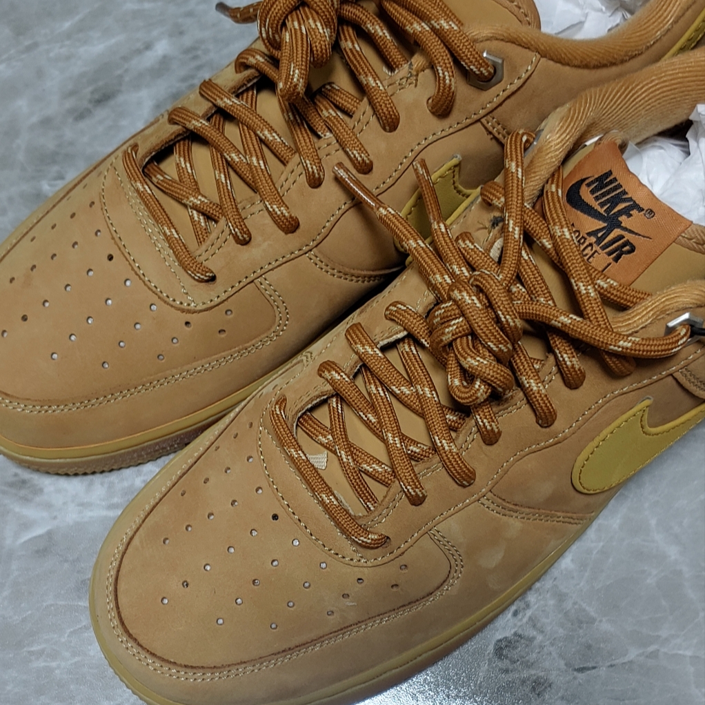 Nike Air Force 1 '07 WB Flax 착용 스타일 - 1