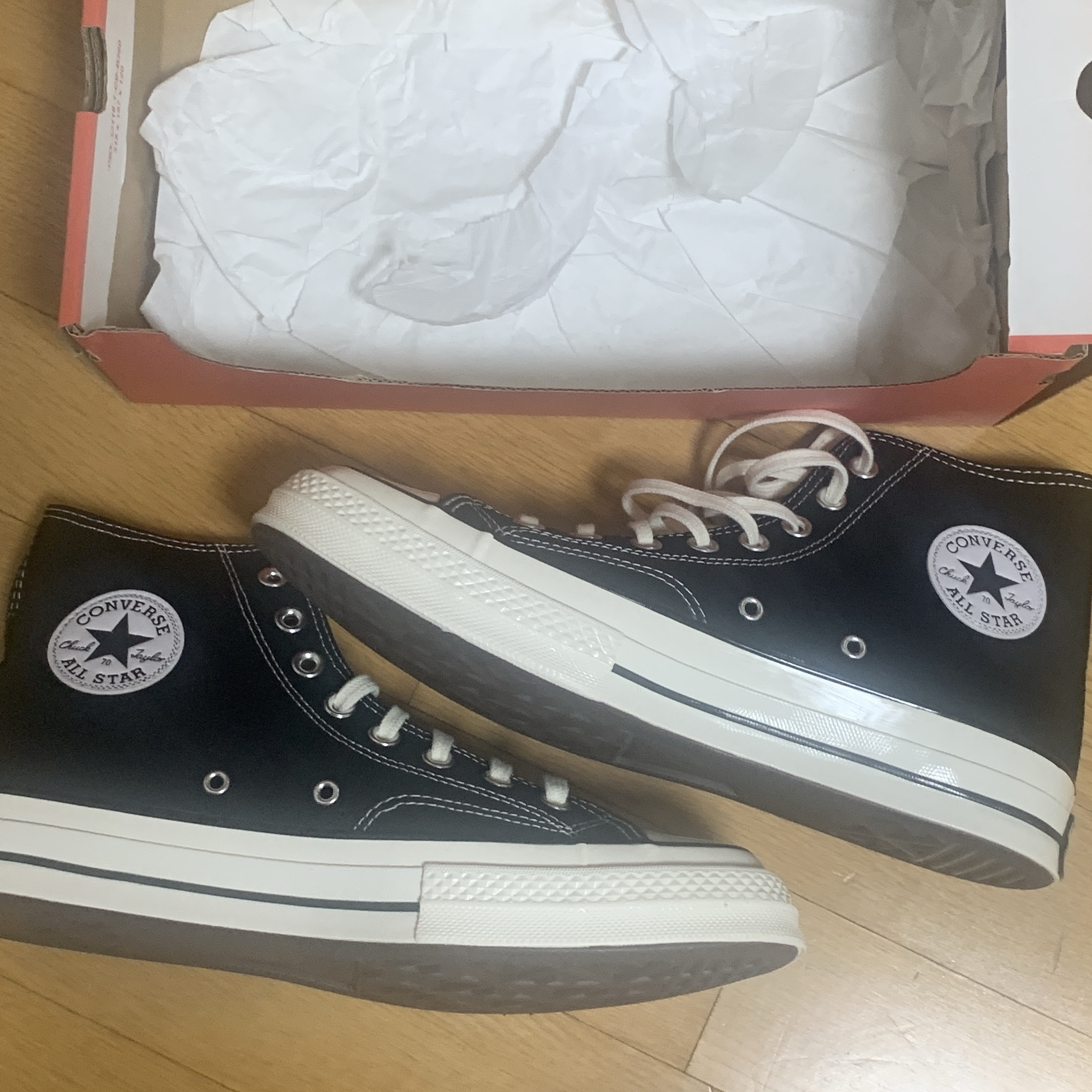 Converse Chuck 70 Hi Black 착용 스타일