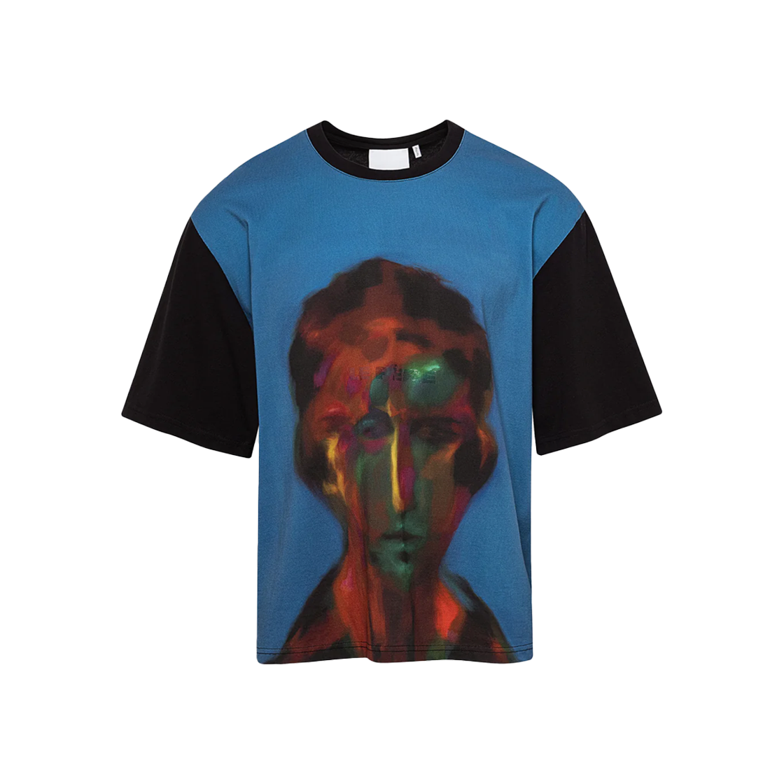 KM4DTSSLE03BK LE PERE Tyndell Face Tee Black - 24FW