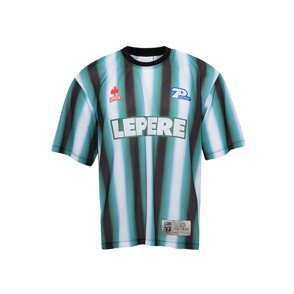 KM4DTSSLE06ED LE PERE LPFC Mesh Tee Green Field Emerald - 24FW